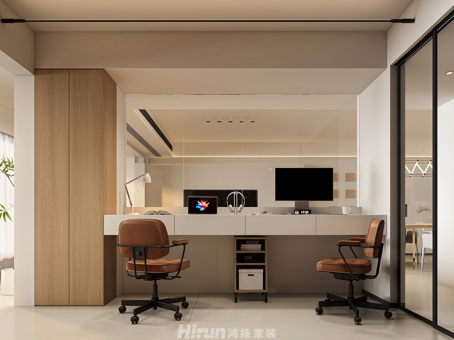 金地都會風(fēng)華125㎡北歐之光四居室 裝修案例效果圖-8