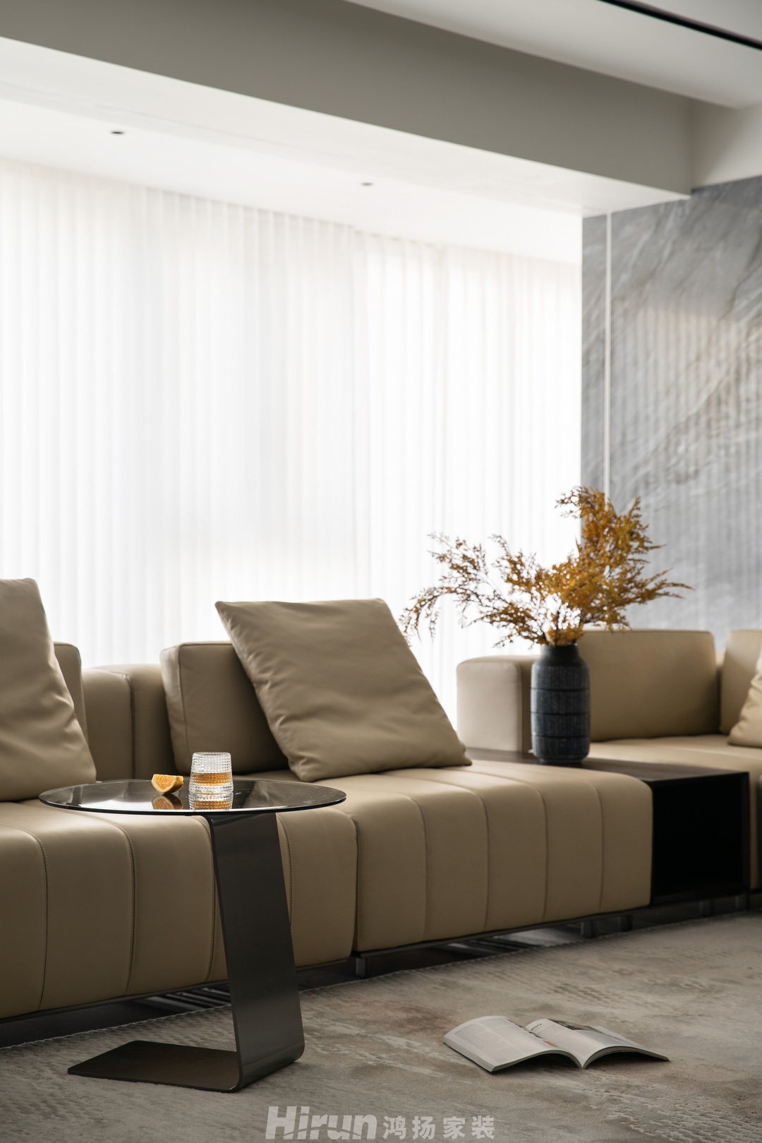 萬科魅力之城200㎡新裝飾主義四居室 裝修案例實景圖-2