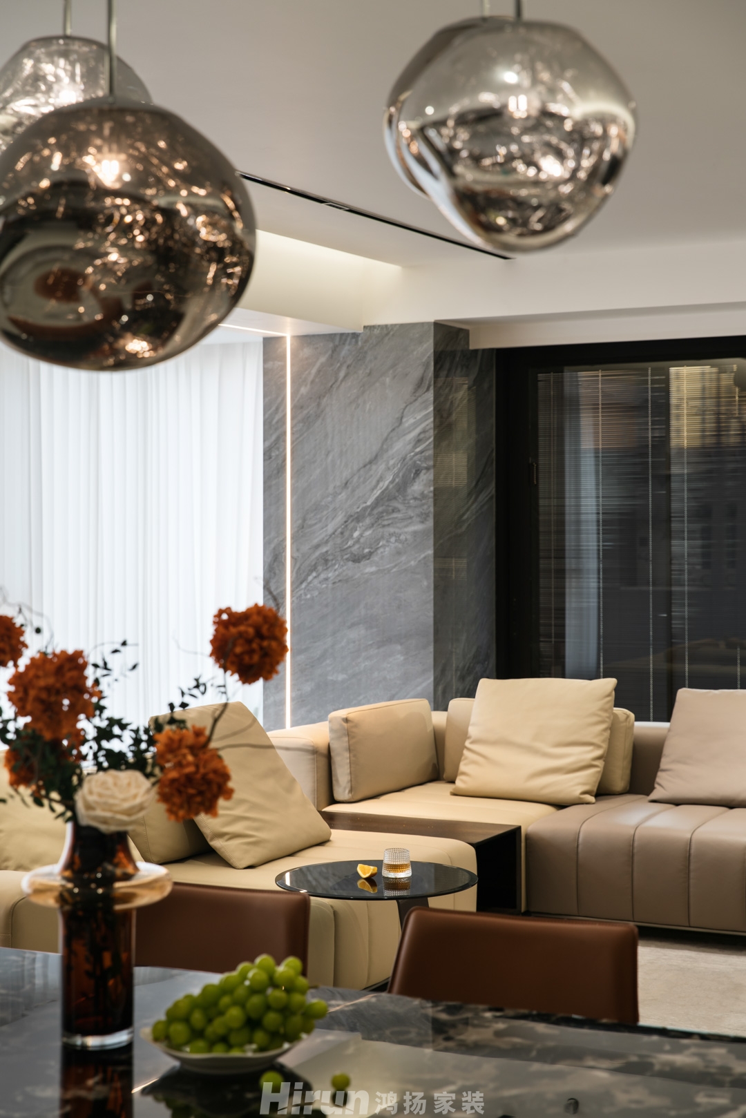 萬科魅力之城200㎡新裝飾主義四居室 裝修案例實景圖-15