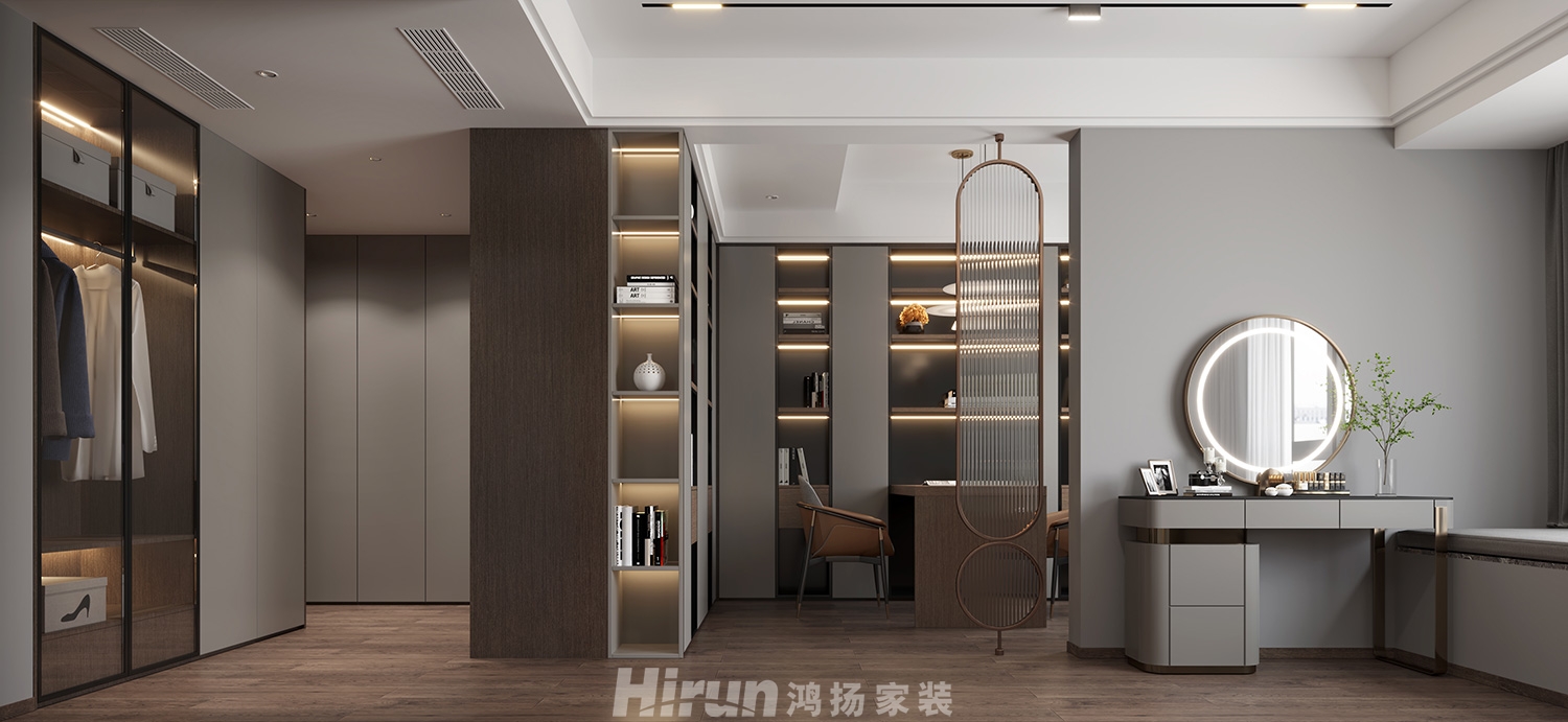 博林云棲210㎡雅致現代大平層 裝修案例效果圖-4