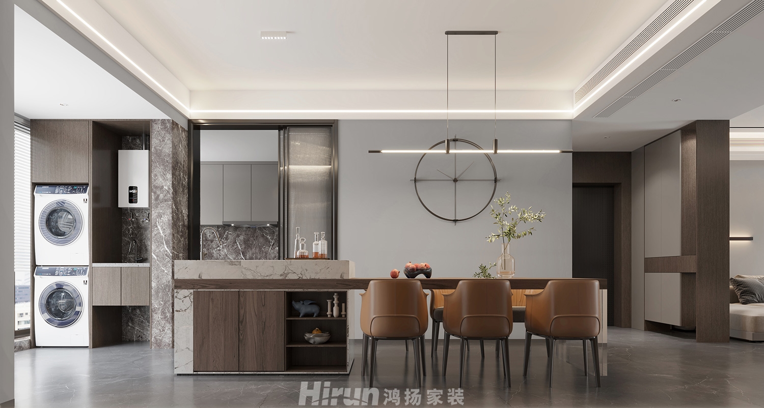 博林云棲210㎡雅致現代大平層 裝修案例效果圖-9