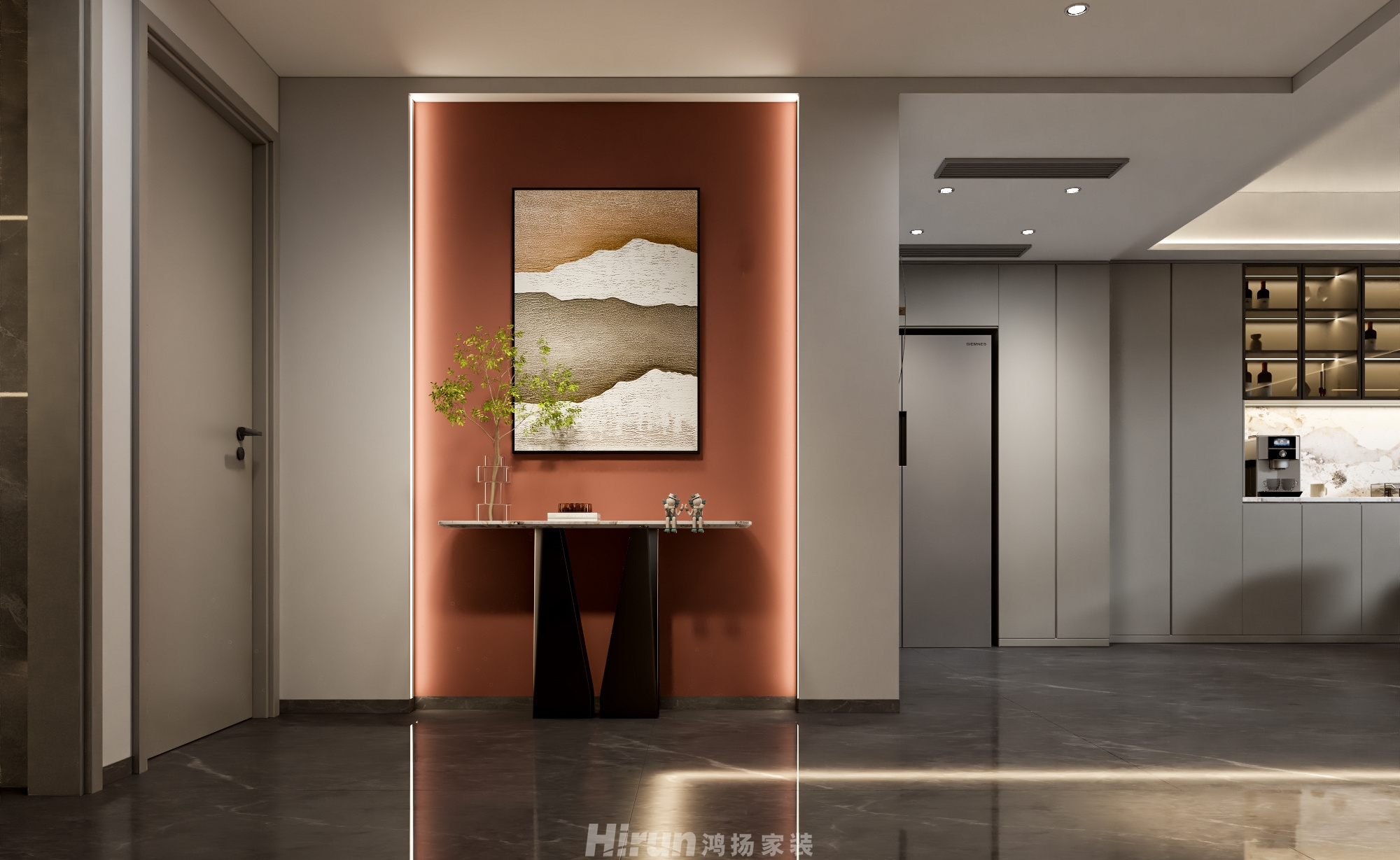 大唐印象160㎡雅致現代復式 裝修案例效果圖-4