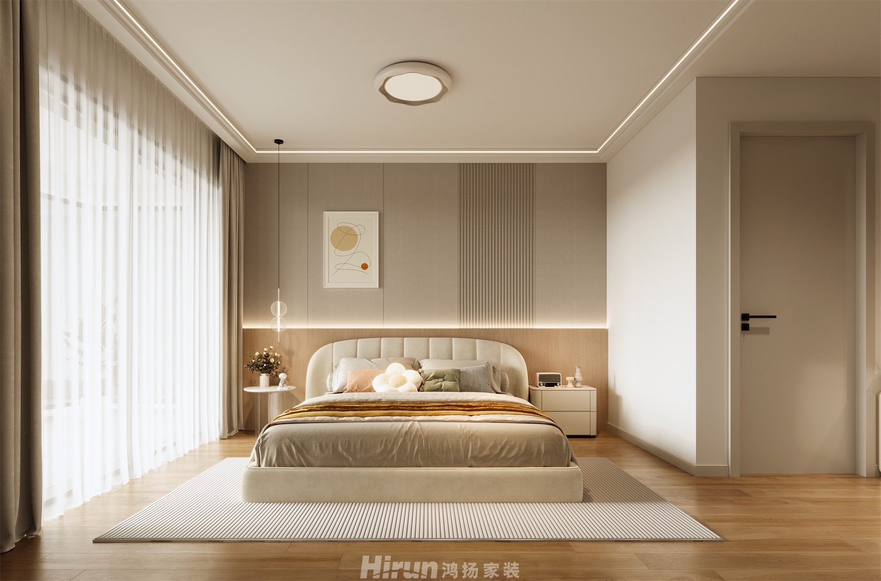 陽(yáng)光嘉園（舊房改造）170㎡北歐之光復(fù)式 裝修案例效果圖-8