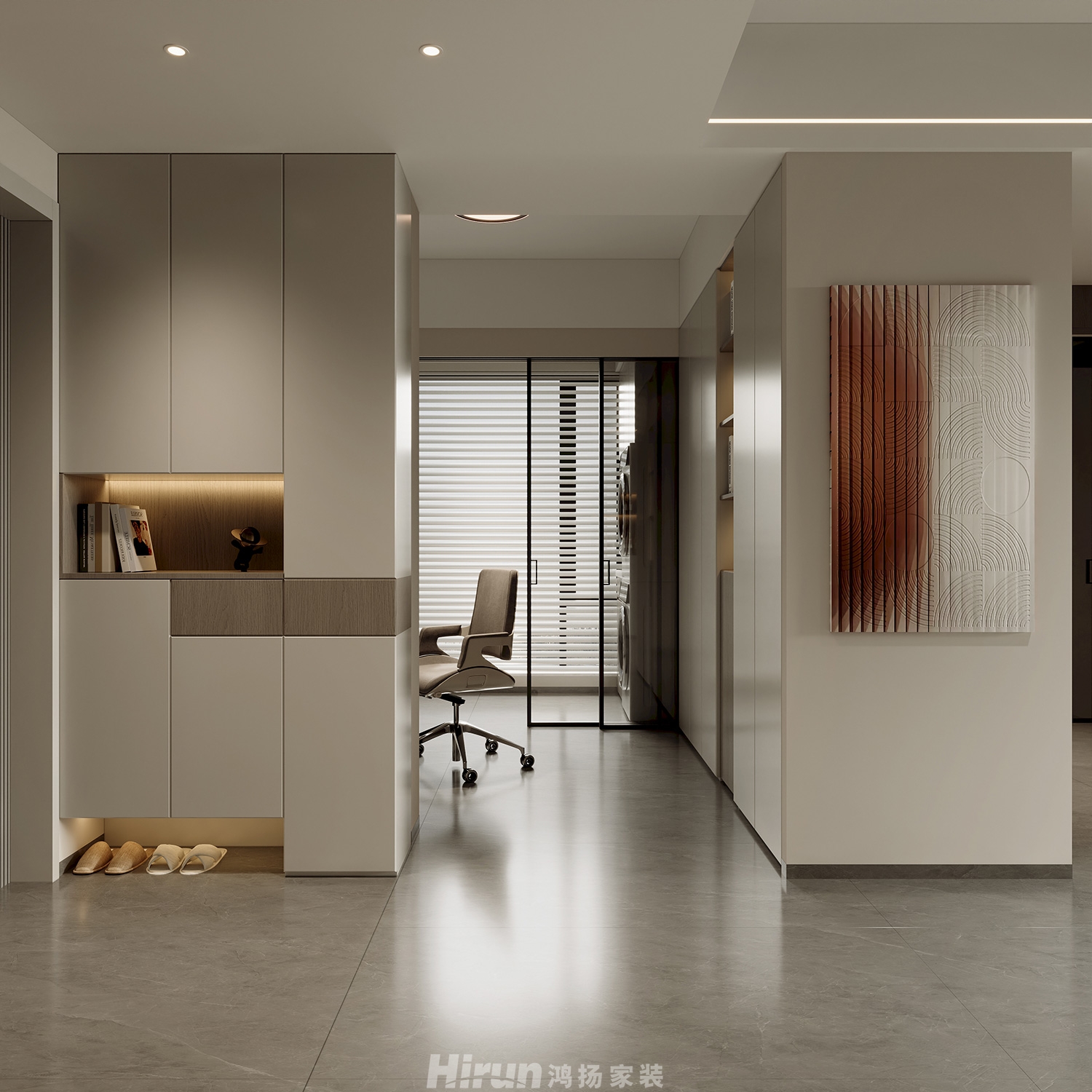 中建鈺和城120㎡北歐之光四居室 裝修案例效果圖-4