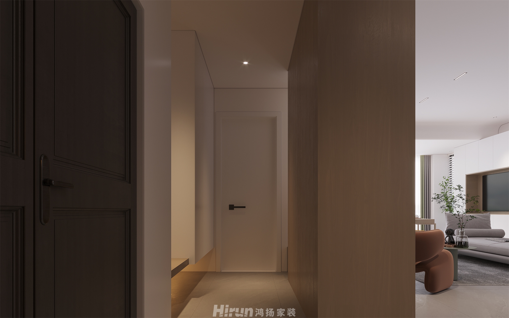 八方小區260㎡雅致現代大平層 裝修案例效果圖-9