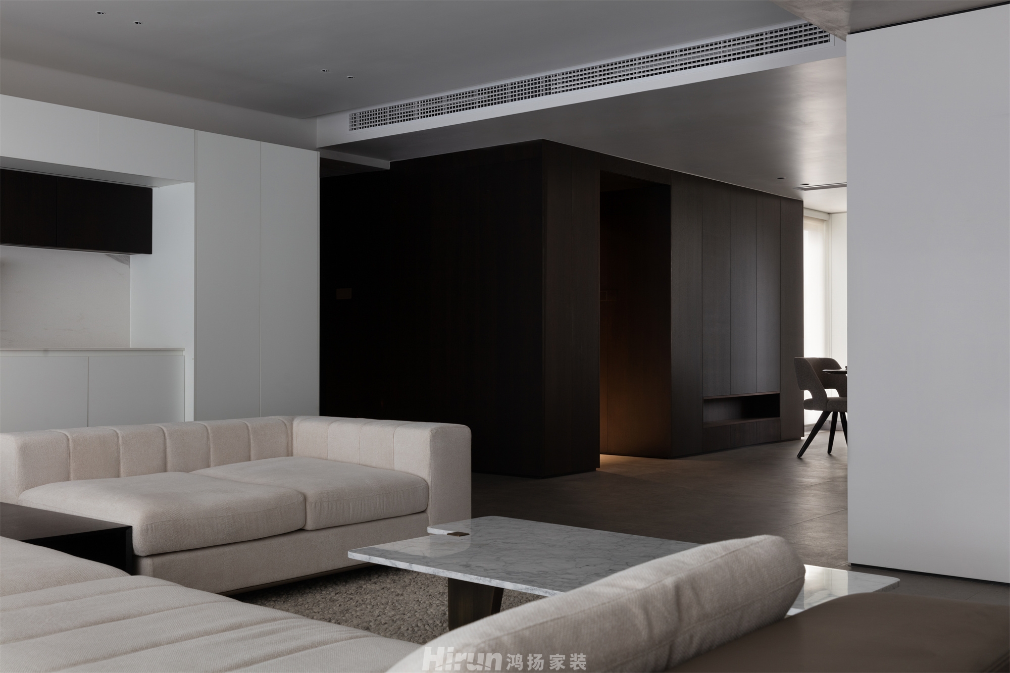 華潤翡翠府170㎡雅致現(xiàn)代三居室 裝修案例實景圖-11