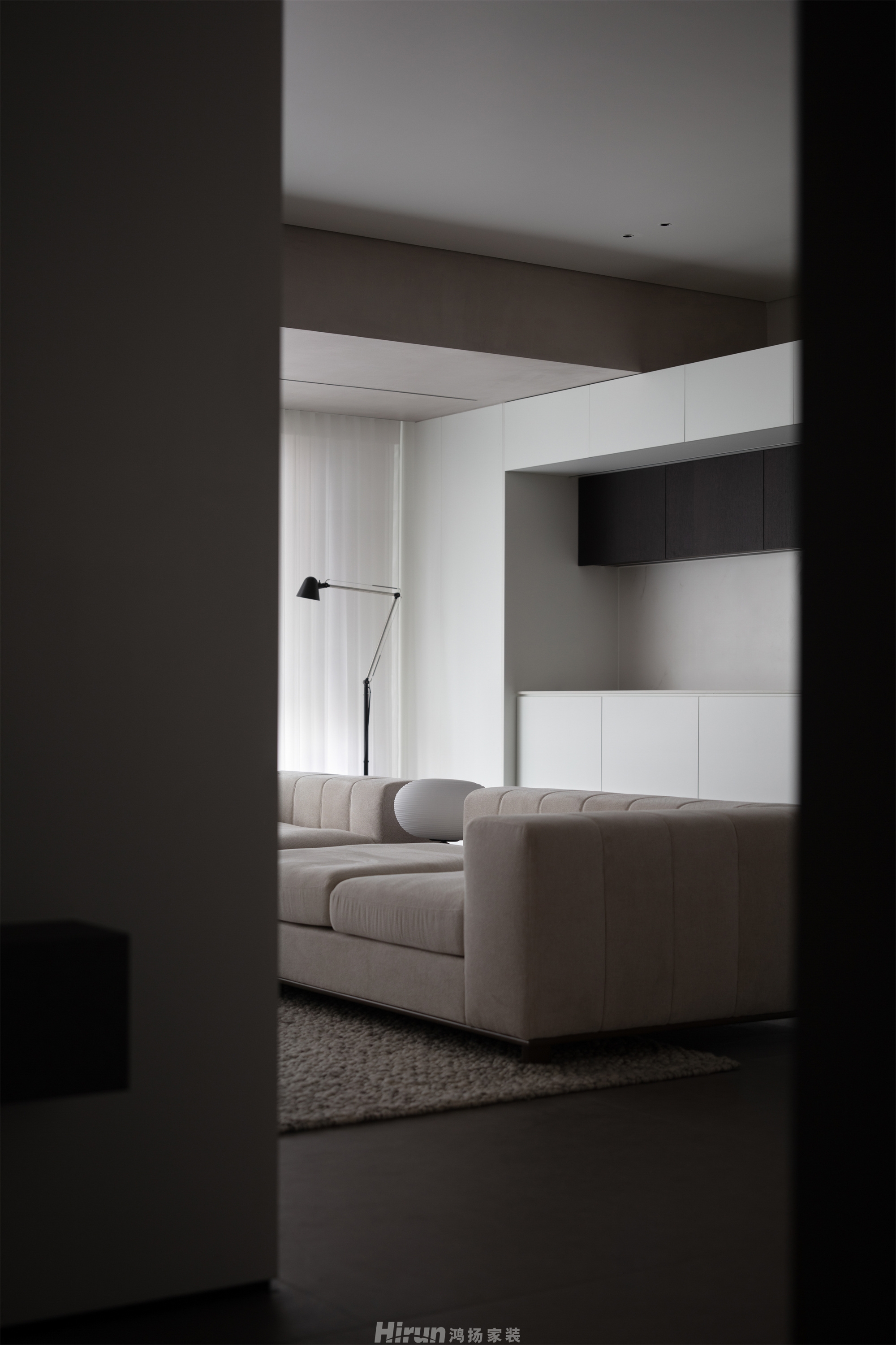 華潤翡翠府170㎡雅致現(xiàn)代三居室 裝修案例實景圖-14