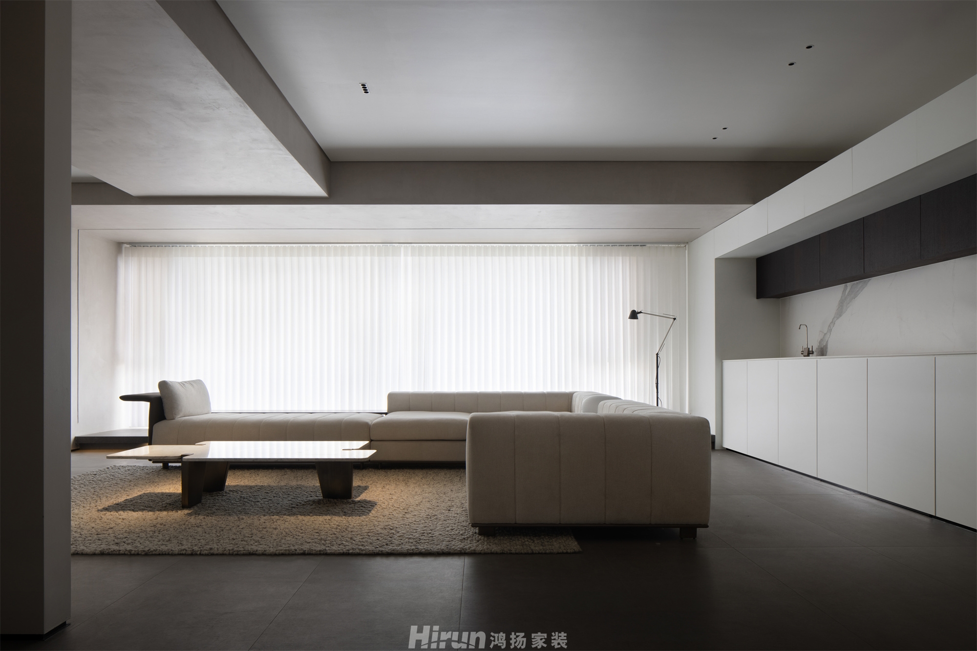 華潤翡翠府170㎡雅致現(xiàn)代三居室 裝修案例實景圖-8