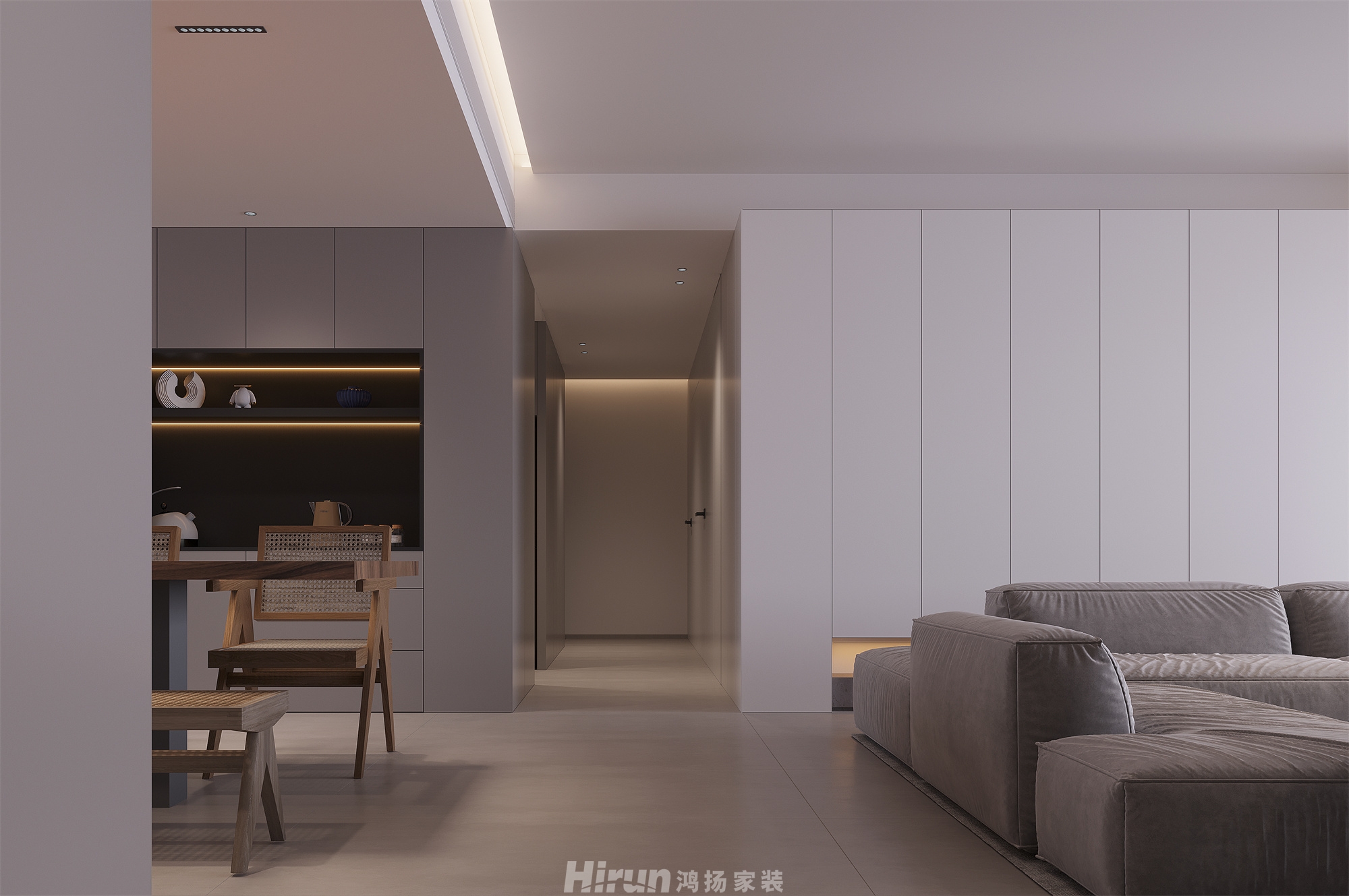 金茂悅200㎡北歐之光別墅 裝修案例效果圖-9