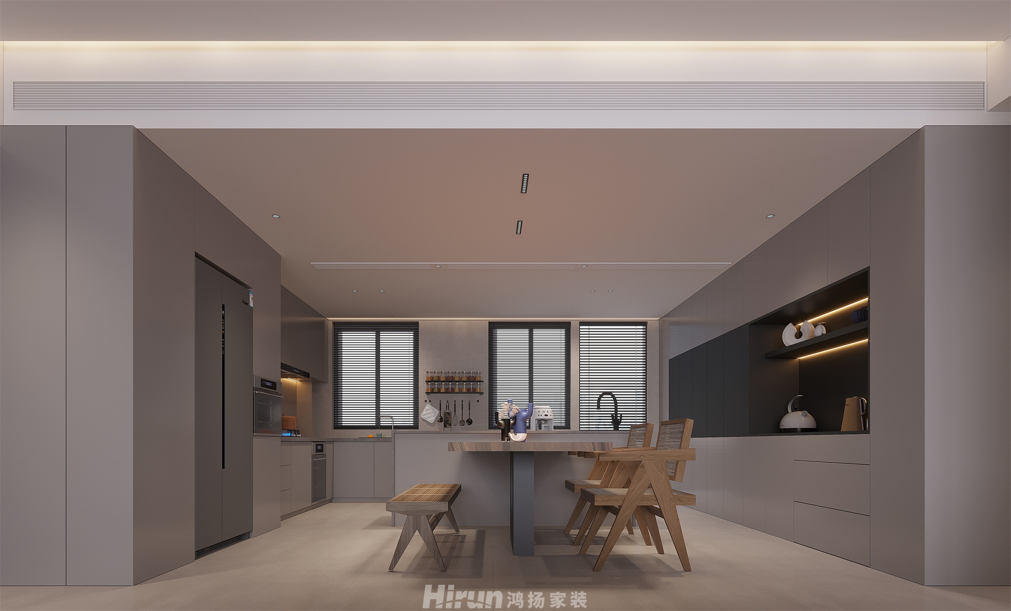 金茂悅200㎡北歐之光別墅 裝修案例效果圖-10