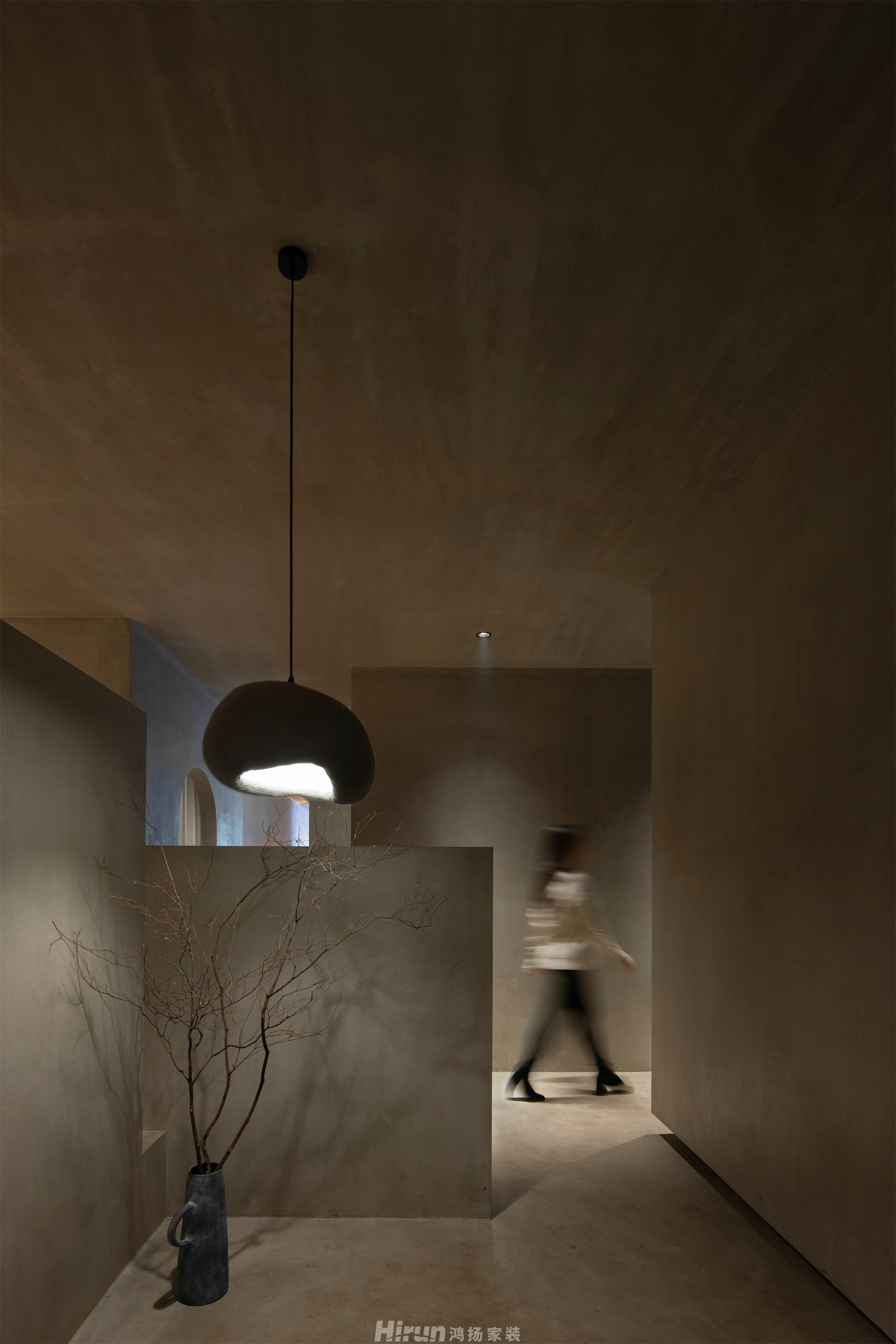 秋露  （品牌體驗店）200㎡雅致現代別墅 裝修案例效果圖-9