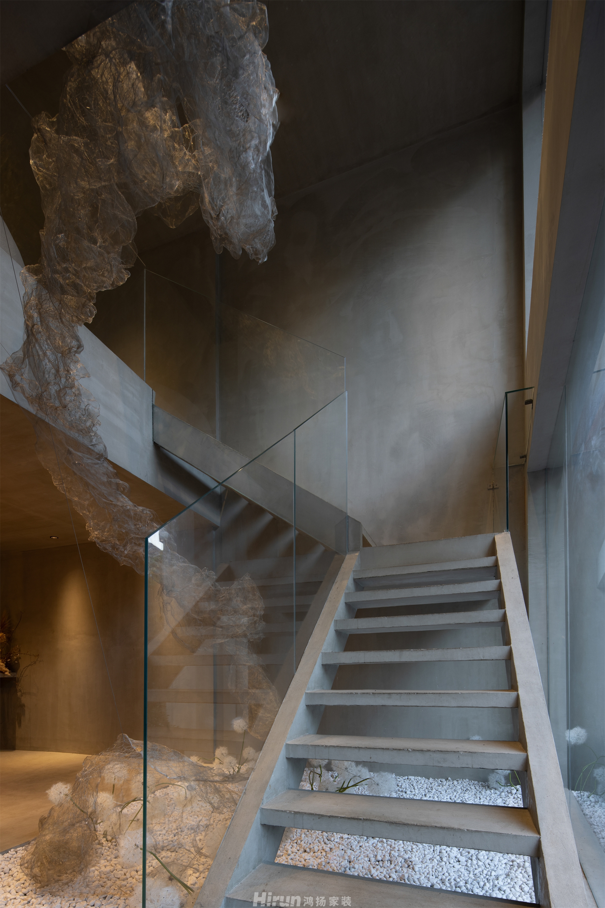 秋露  （品牌體驗店）200㎡雅致現代別墅 裝修案例效果圖-11