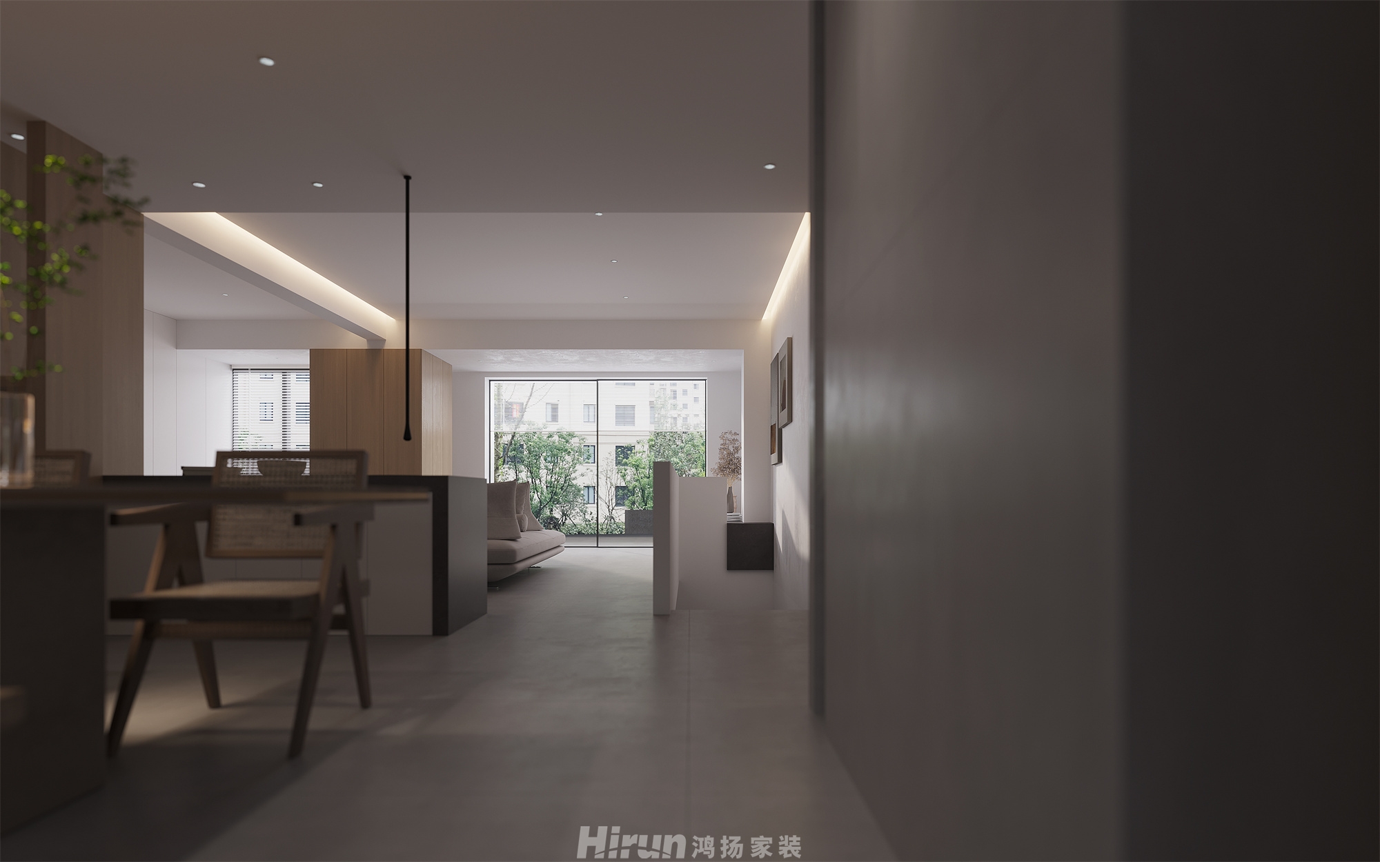 桃源里320㎡北歐之光別墅 裝修案例效果圖-5