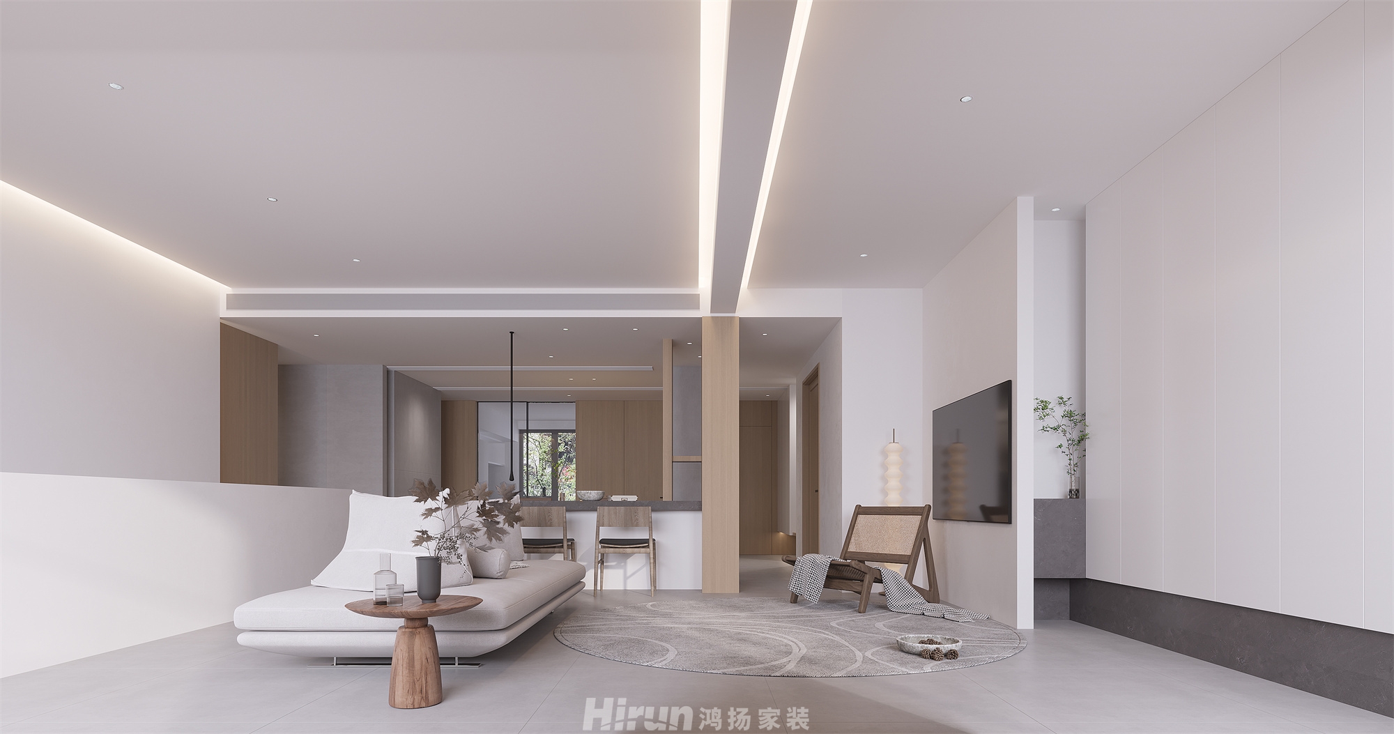 桃源里320㎡北歐之光別墅 裝修案例效果圖-8