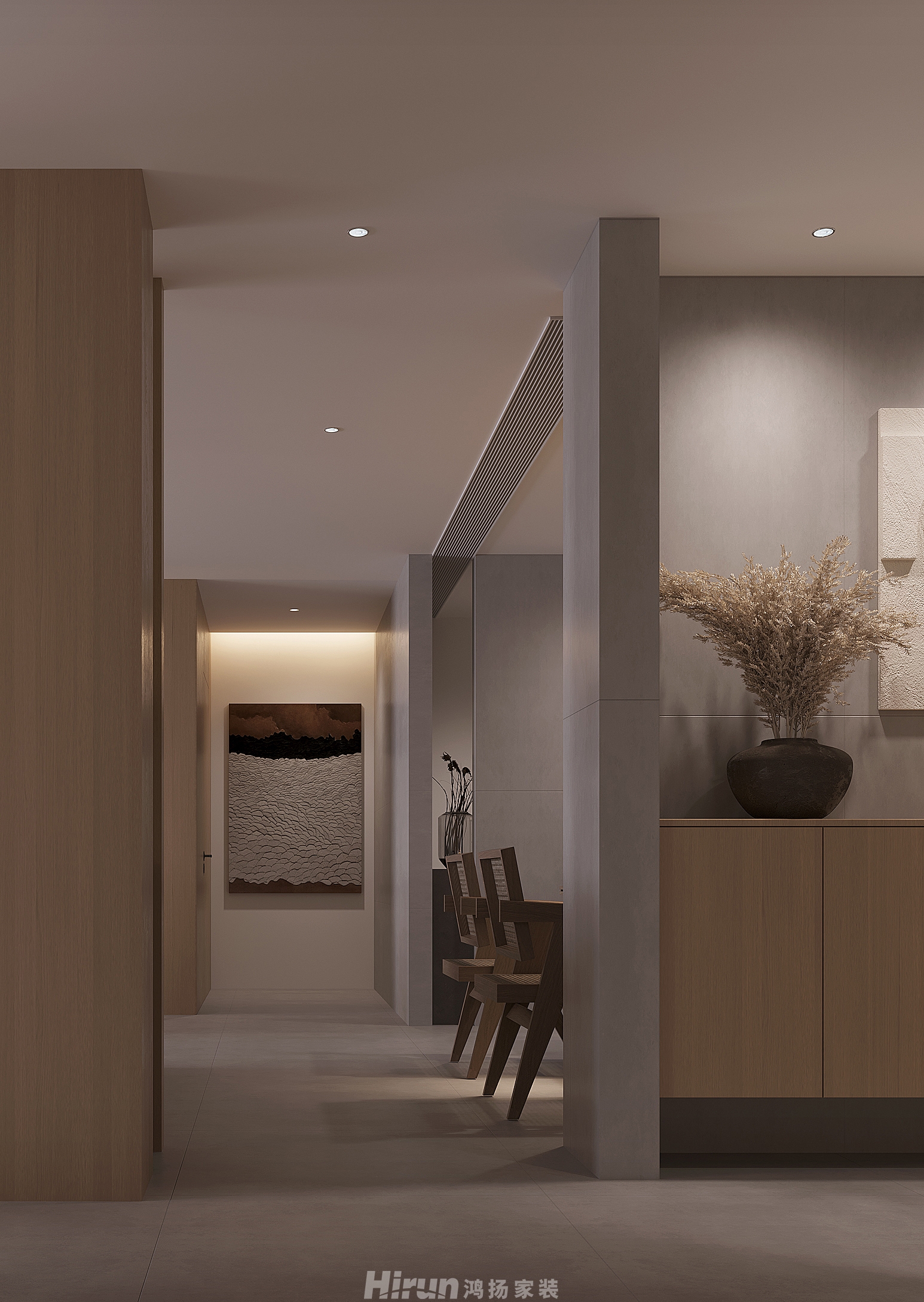 桃源里320㎡北歐之光別墅 裝修案例效果圖-11