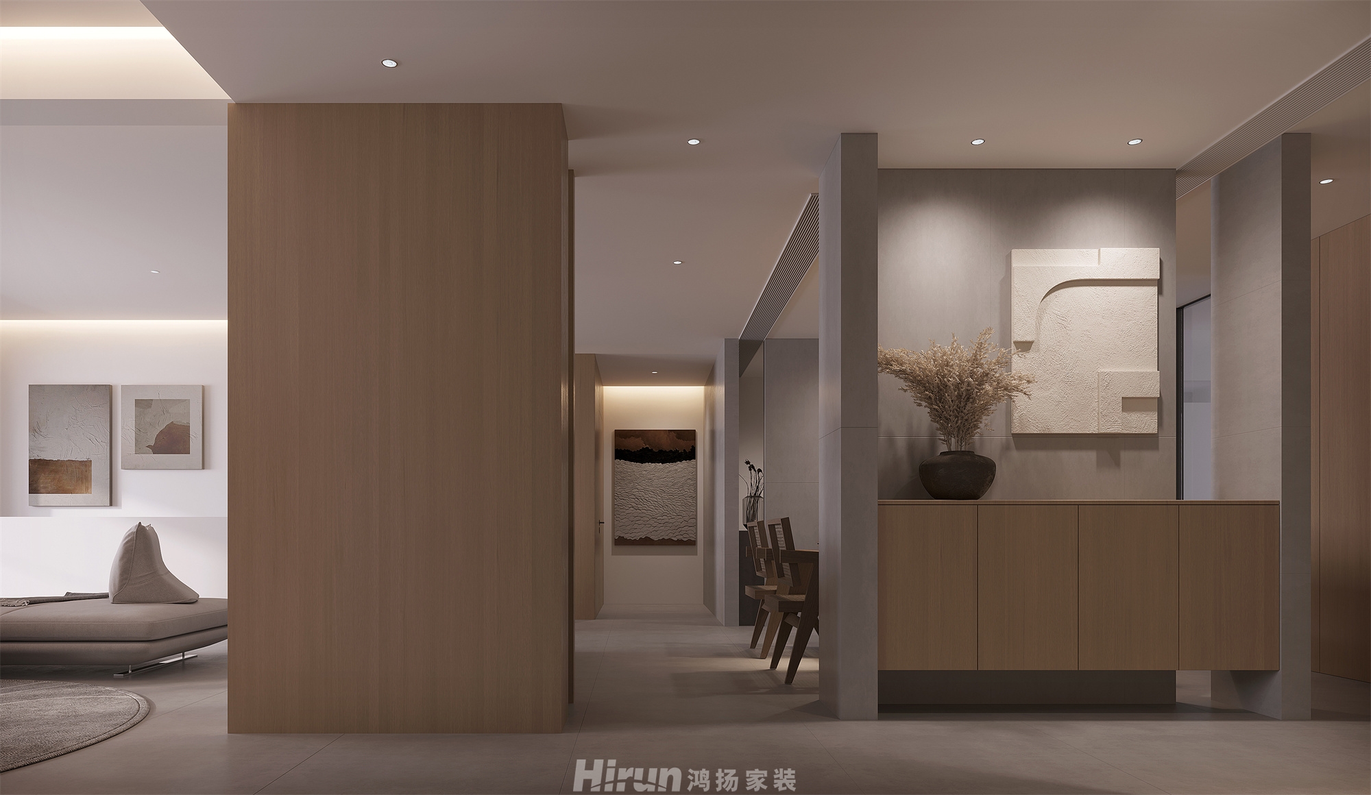 桃源里320㎡北歐之光別墅 裝修案例效果圖-17