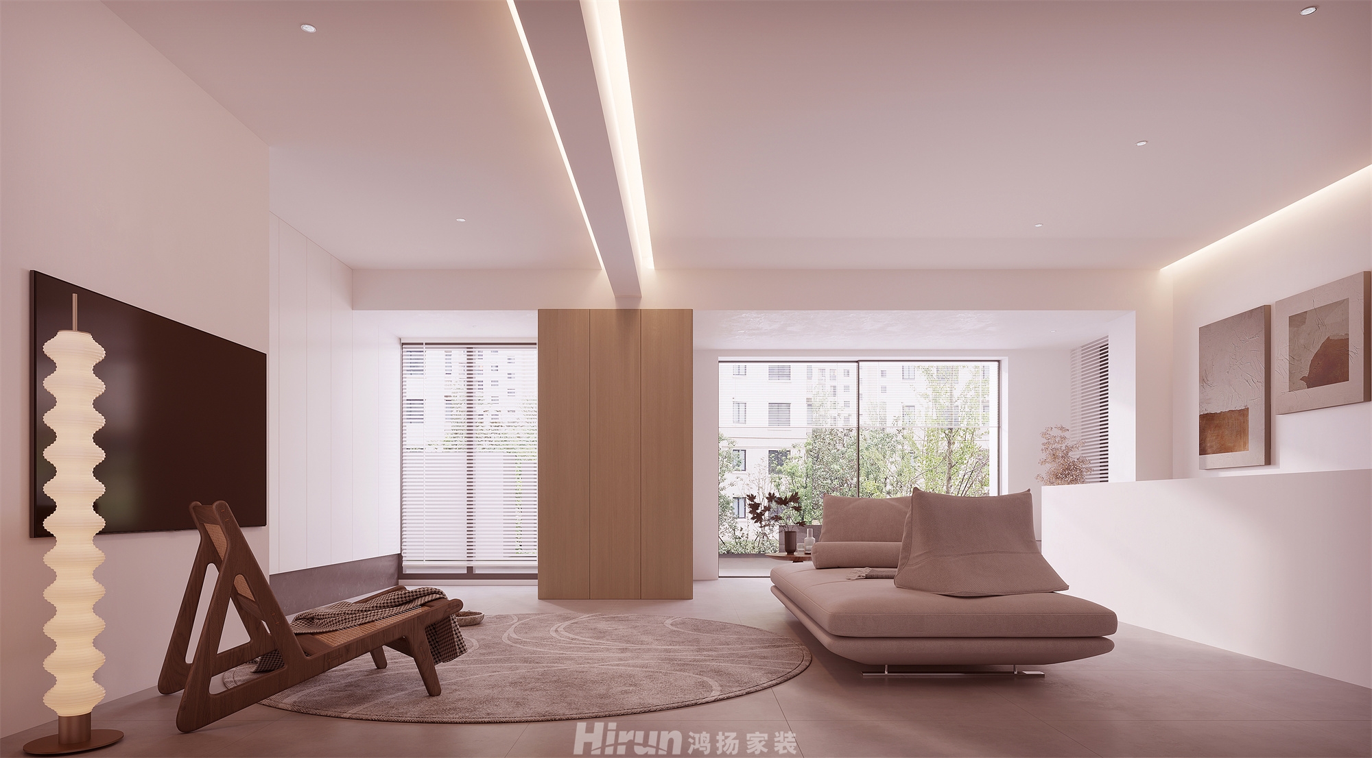 桃源里320㎡北歐之光別墅 裝修案例效果圖-12