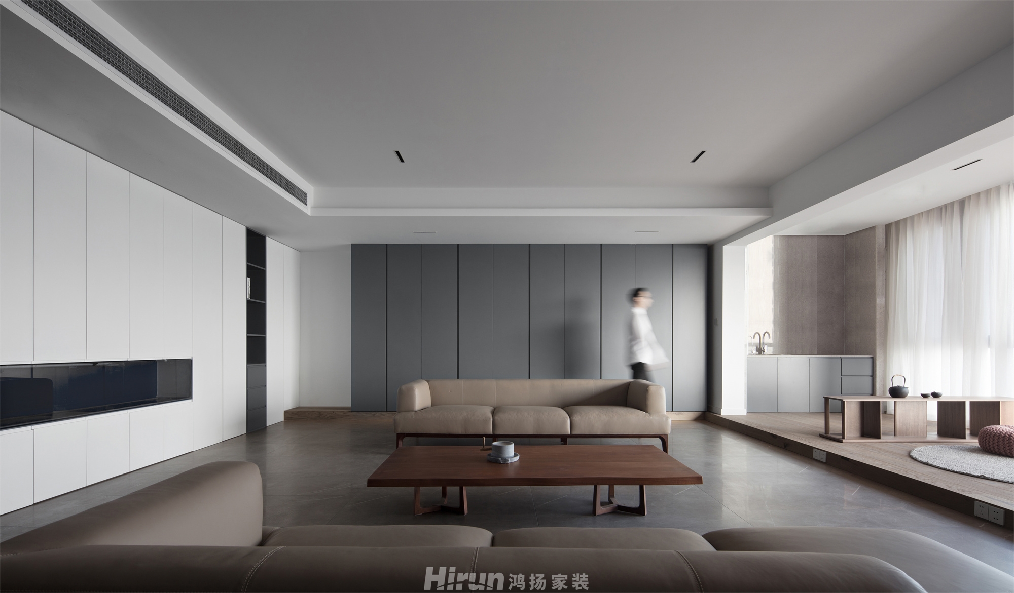 天璽灣310㎡雅致現代大平層 裝修案例效果圖-4