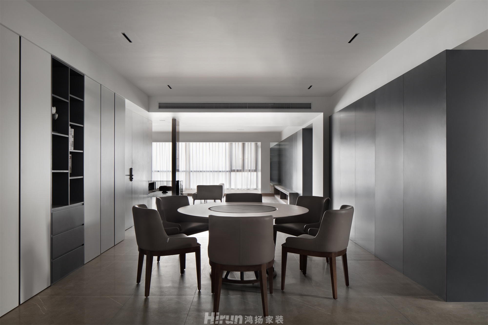 天璽灣310㎡雅致現代大平層 裝修案例效果圖-6