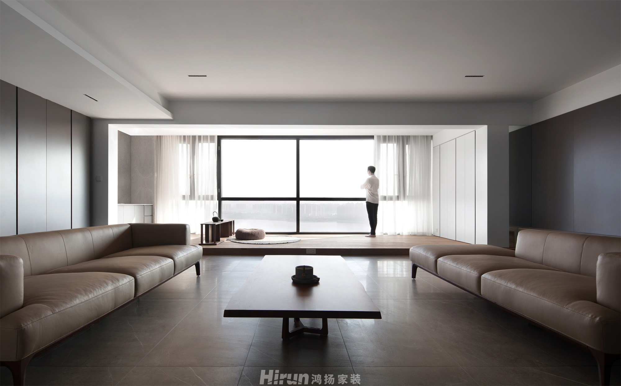 天璽灣310㎡雅致現代大平層 裝修案例效果圖-7