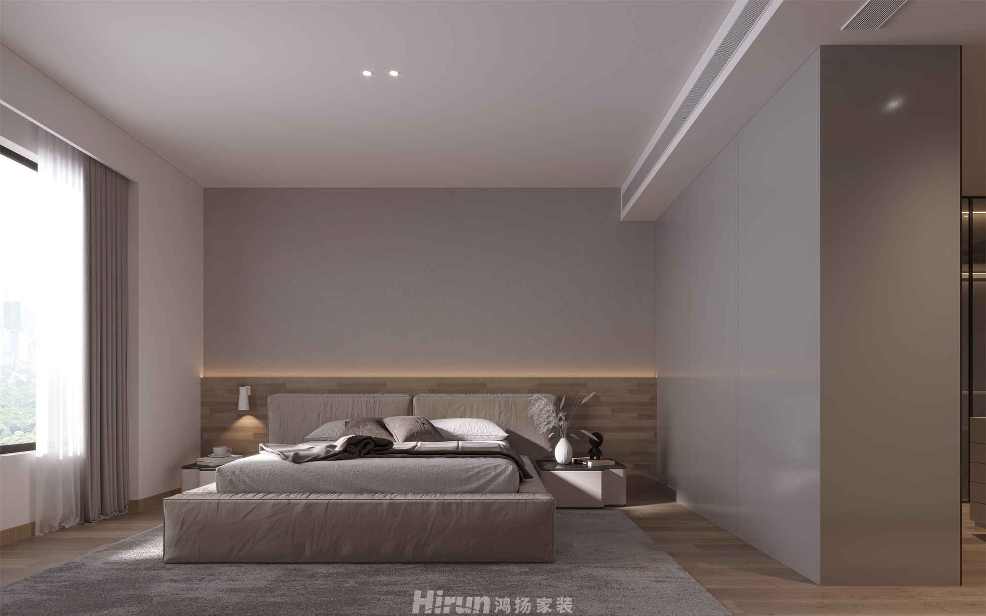 萬科紫臺240㎡北歐之光復式 裝修案例效果圖-9