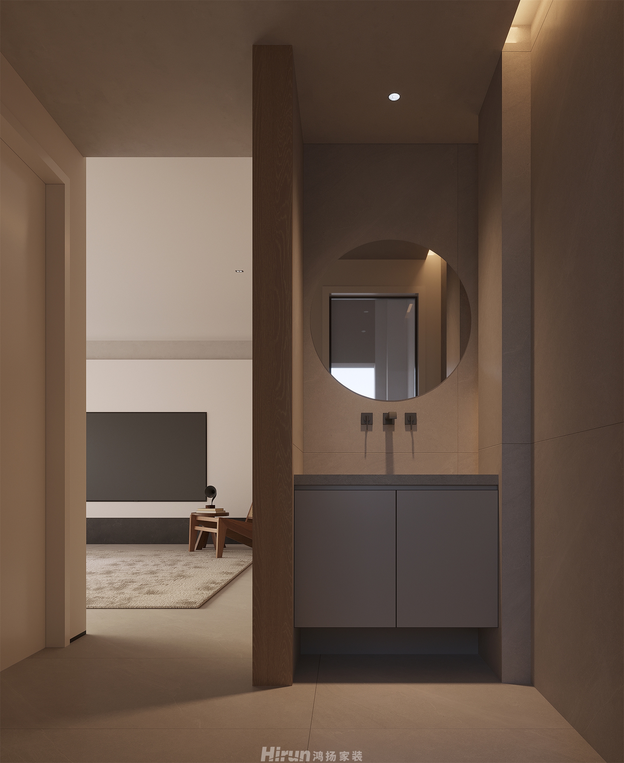 頤和家園190㎡北歐之光大平層 裝修案例效果圖-12