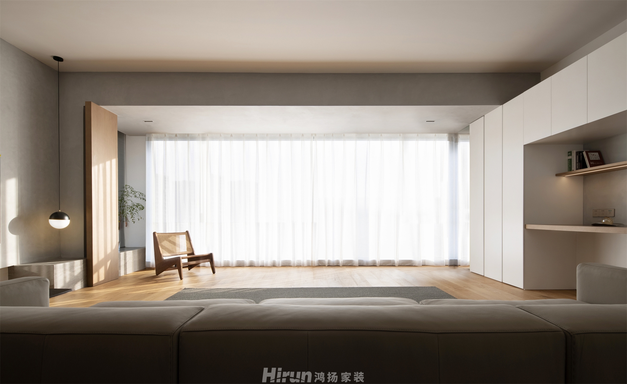 中天棲息里180㎡北歐之光大平層 裝修案例實景圖-6