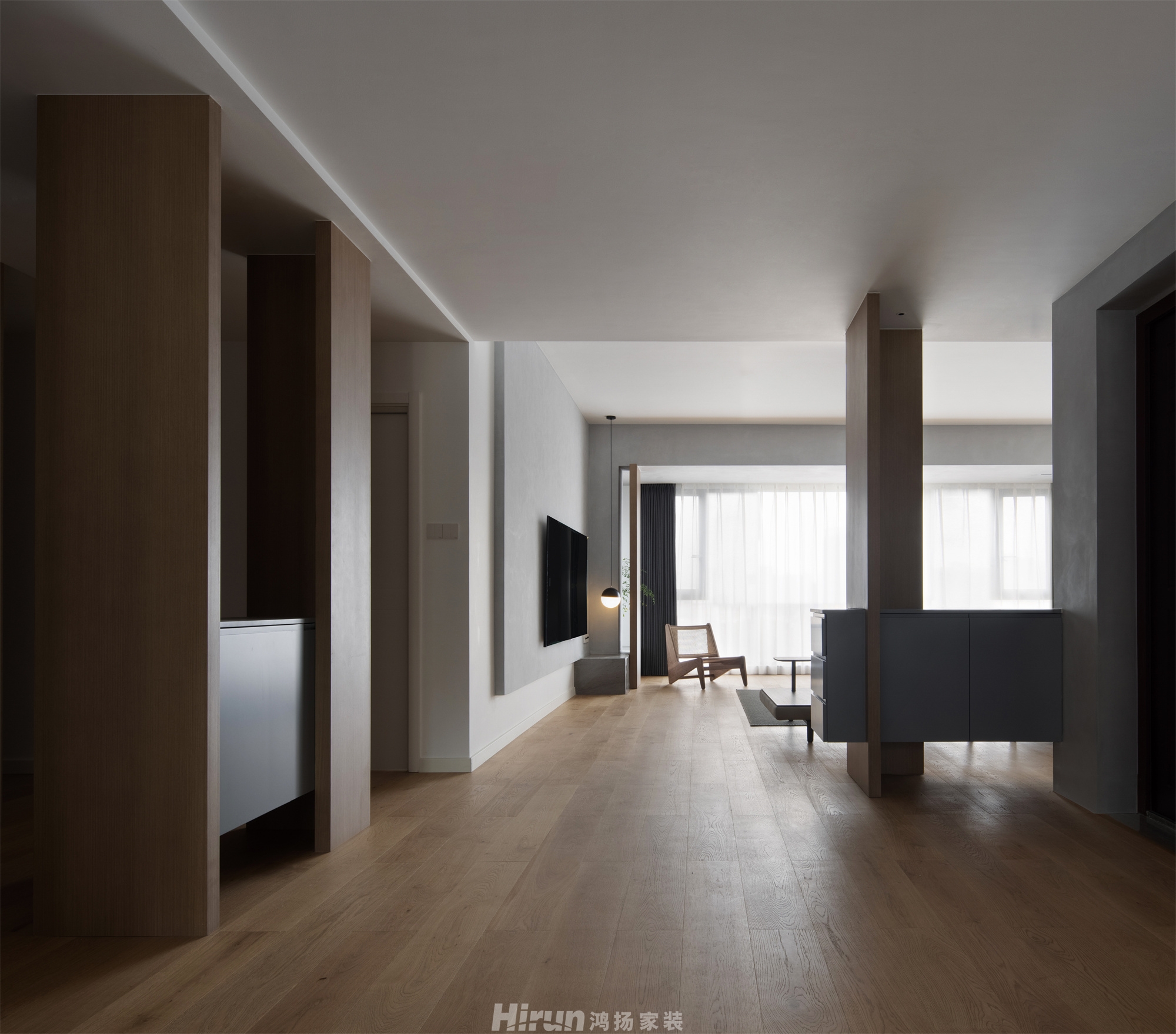 中天棲息里180㎡北歐之光大平層 裝修案例實景圖-9