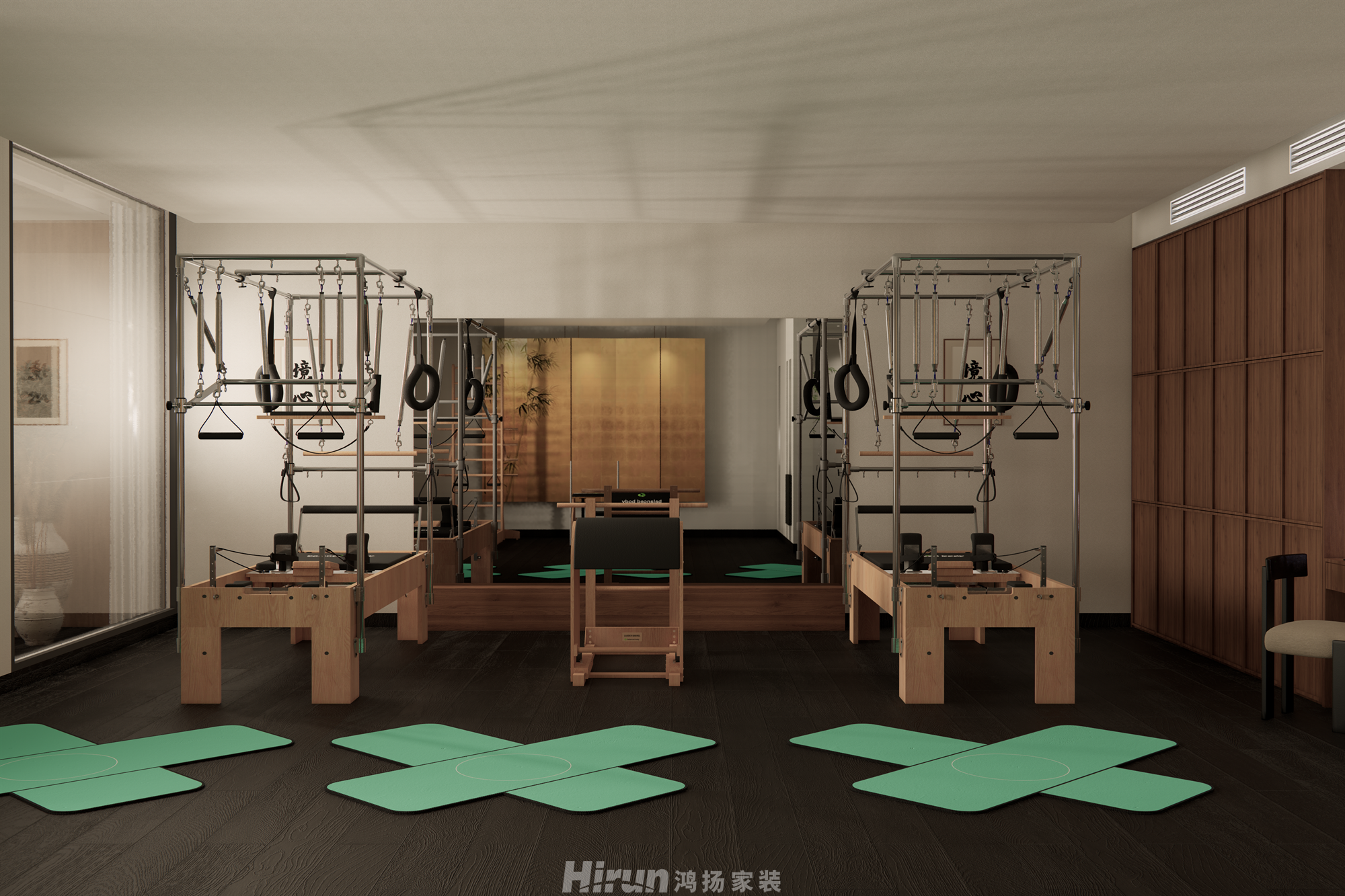 國金·禪柔工作室120㎡復古風潮二居室 裝修案例效果圖-11