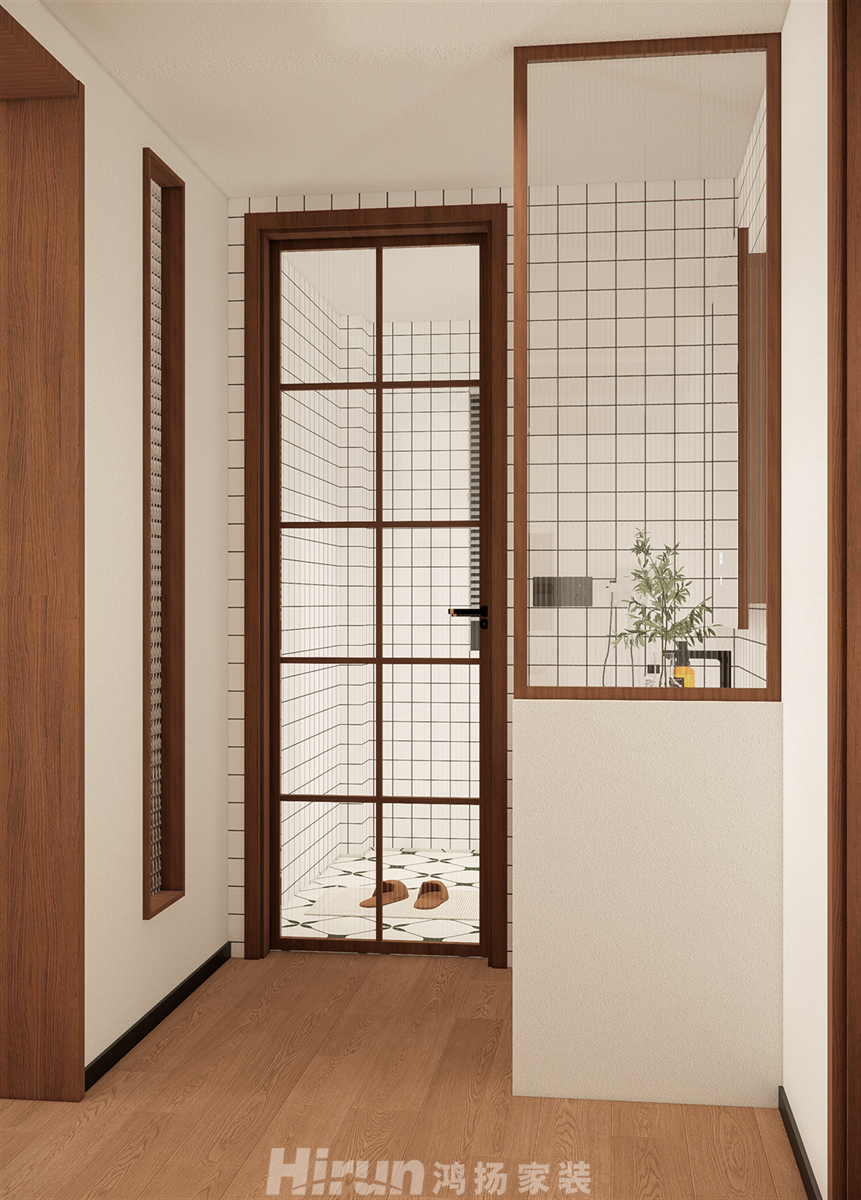 福天藏郡140㎡復古風潮四居室 裝修案例效果圖-11