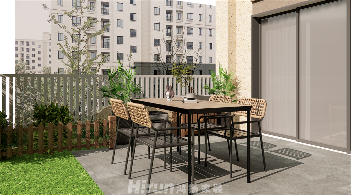 福天藏郡140㎡復古風潮四居室 裝修案例效果圖-17