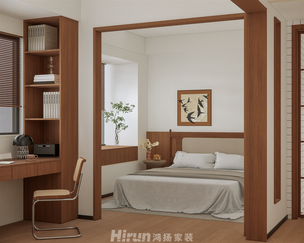 福天藏郡140㎡復古風潮四居室 裝修案例效果圖-19