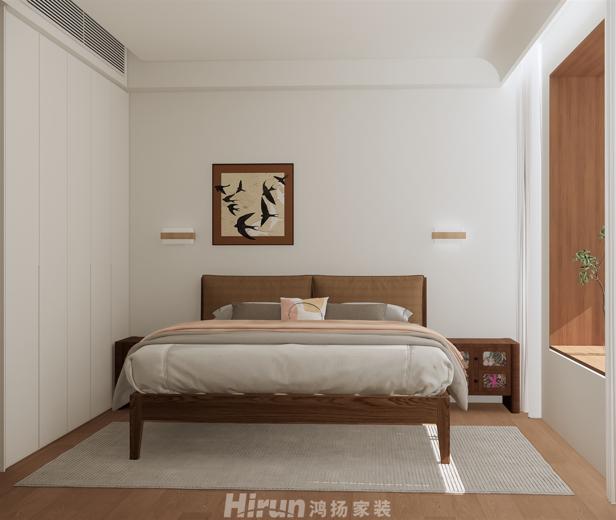 福天藏郡140㎡復古風潮四居室 裝修案例效果圖-22