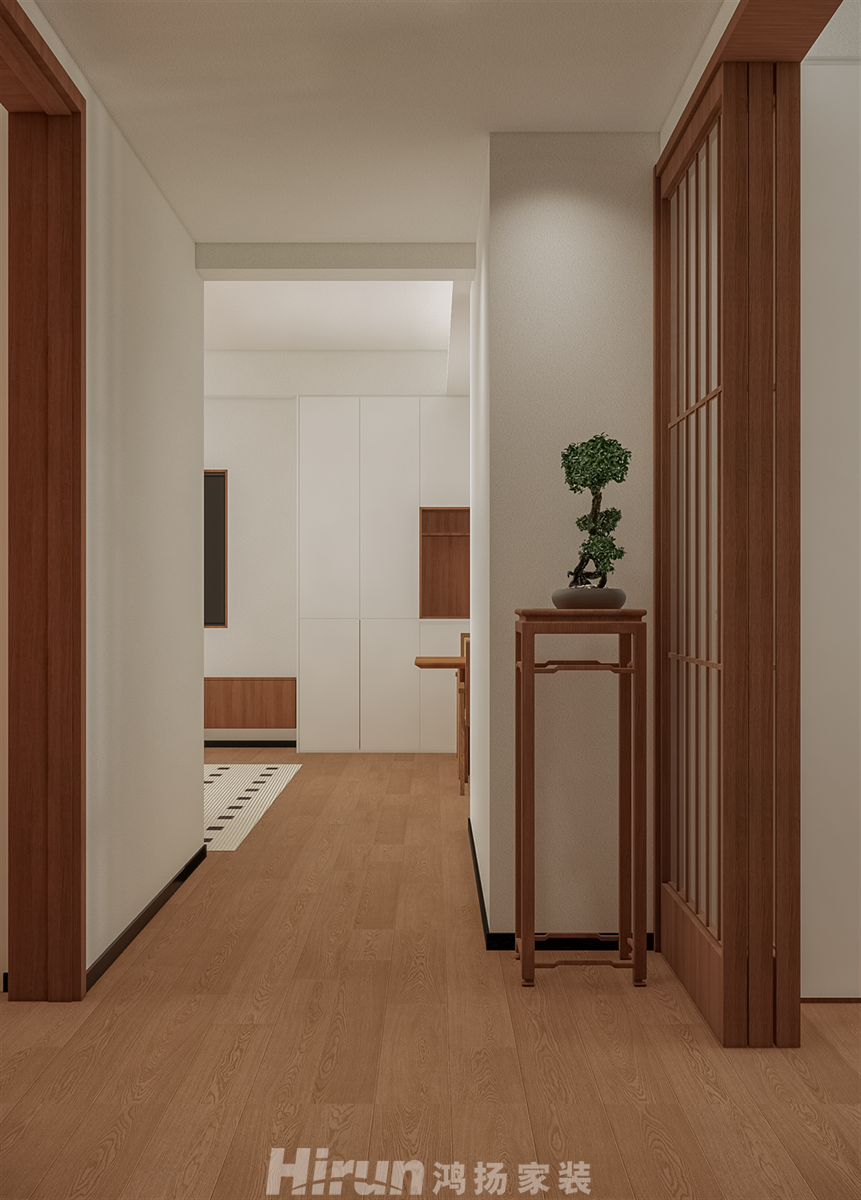 福天藏郡140㎡復古風潮四居室 裝修案例效果圖-23