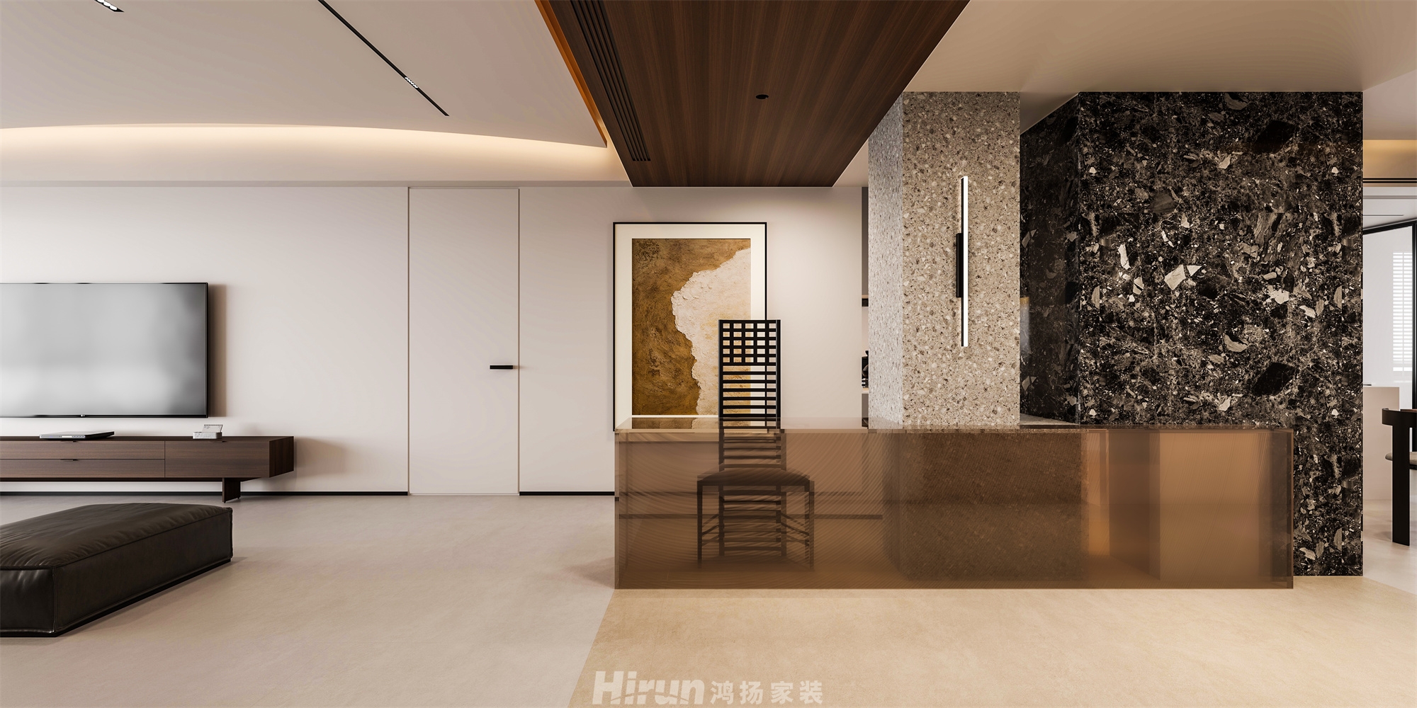 東風映200㎡北歐之光大平層 裝修案例效果圖-8