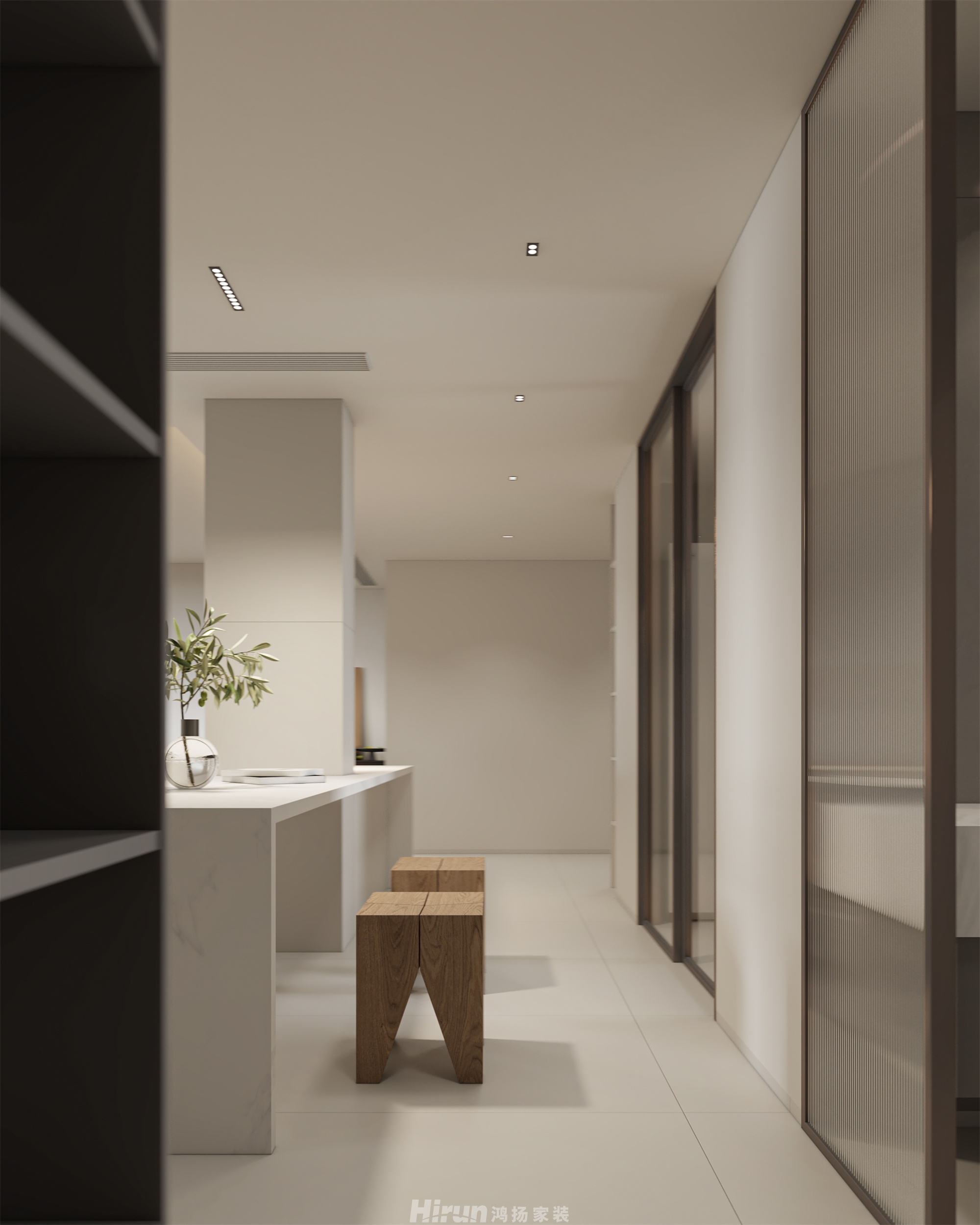 北大資源-理想家園140㎡雅致現(xiàn)代四居室 裝修案例效果圖-7