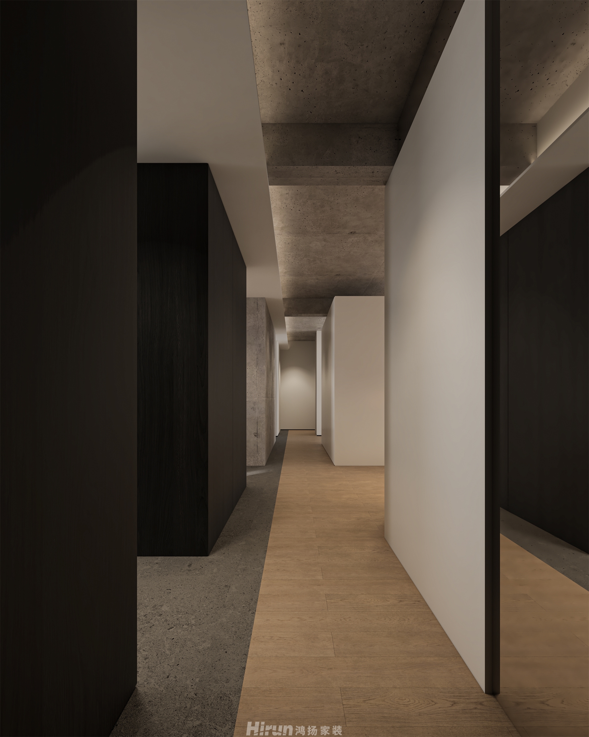 漢唐翰林府120㎡雅致現代三居室 裝修案例效果圖-9