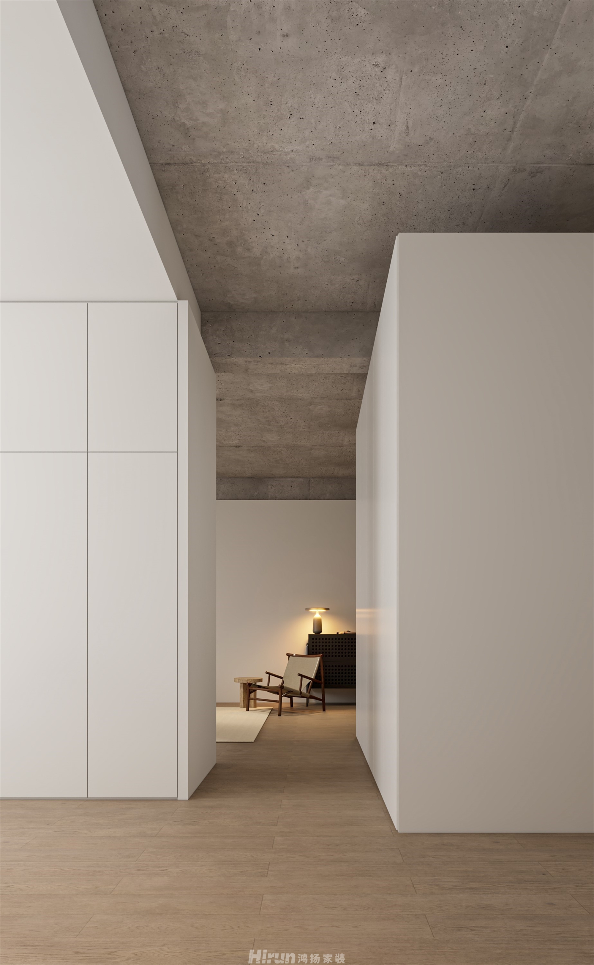 漢唐翰林府120㎡雅致現代三居室 裝修案例效果圖-12