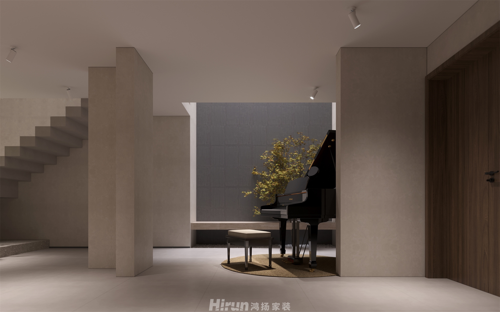 恒大半山悅府240㎡北歐之光復式 裝修案例效果圖-9