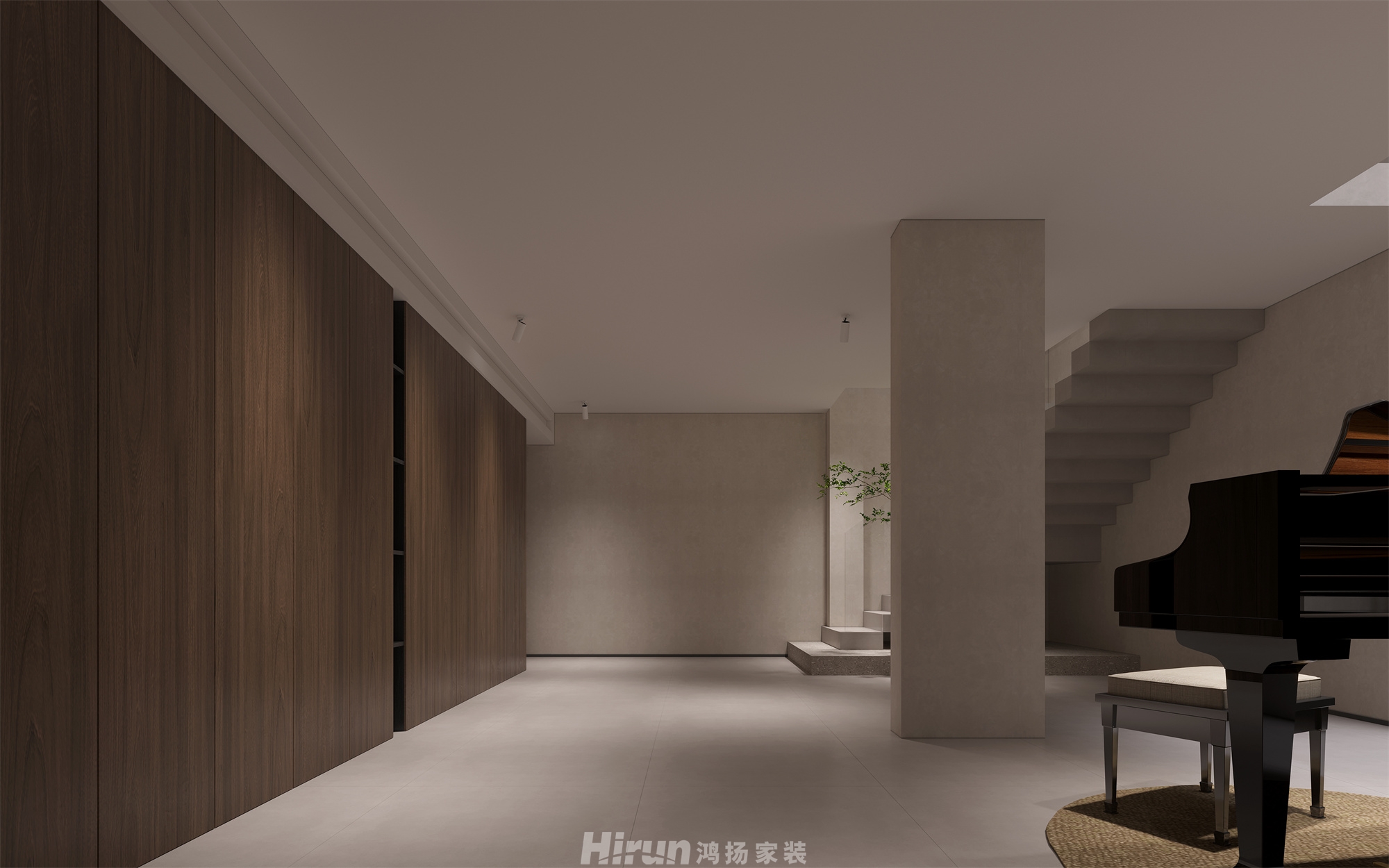 恒大半山悅府240㎡北歐之光復式 裝修案例效果圖-8