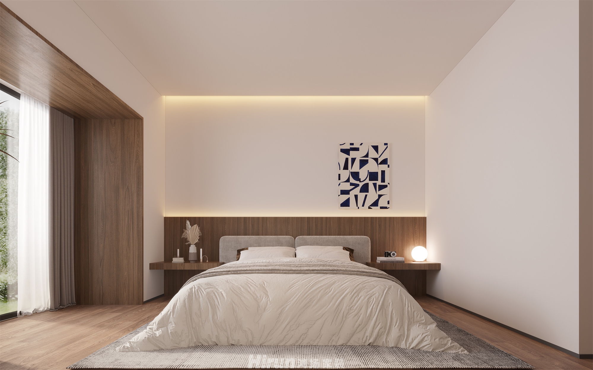 恒大半山悅府240㎡北歐之光復式 裝修案例效果圖-12