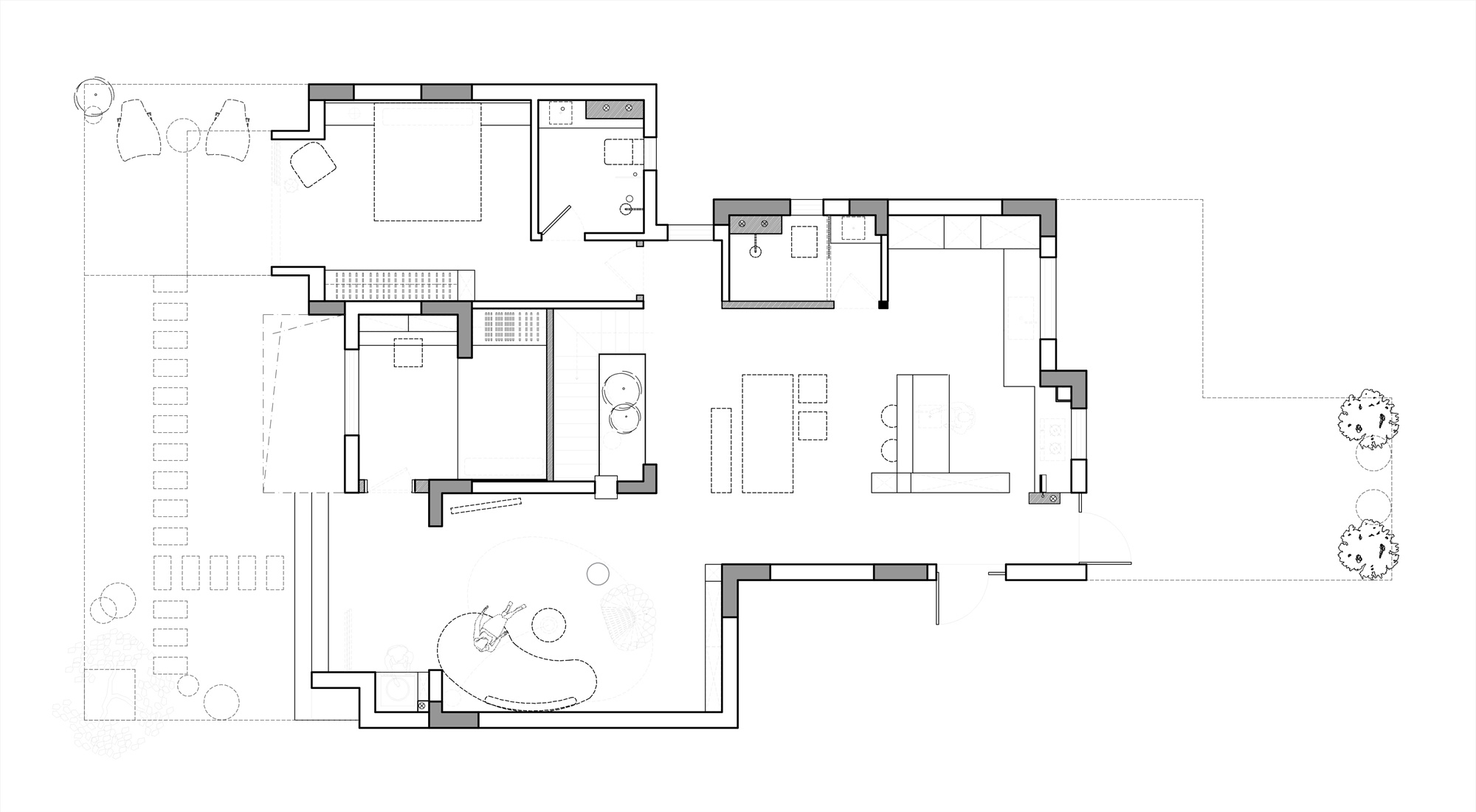恒大半山悅府240㎡北歐之光復式 裝修案例效果圖-2