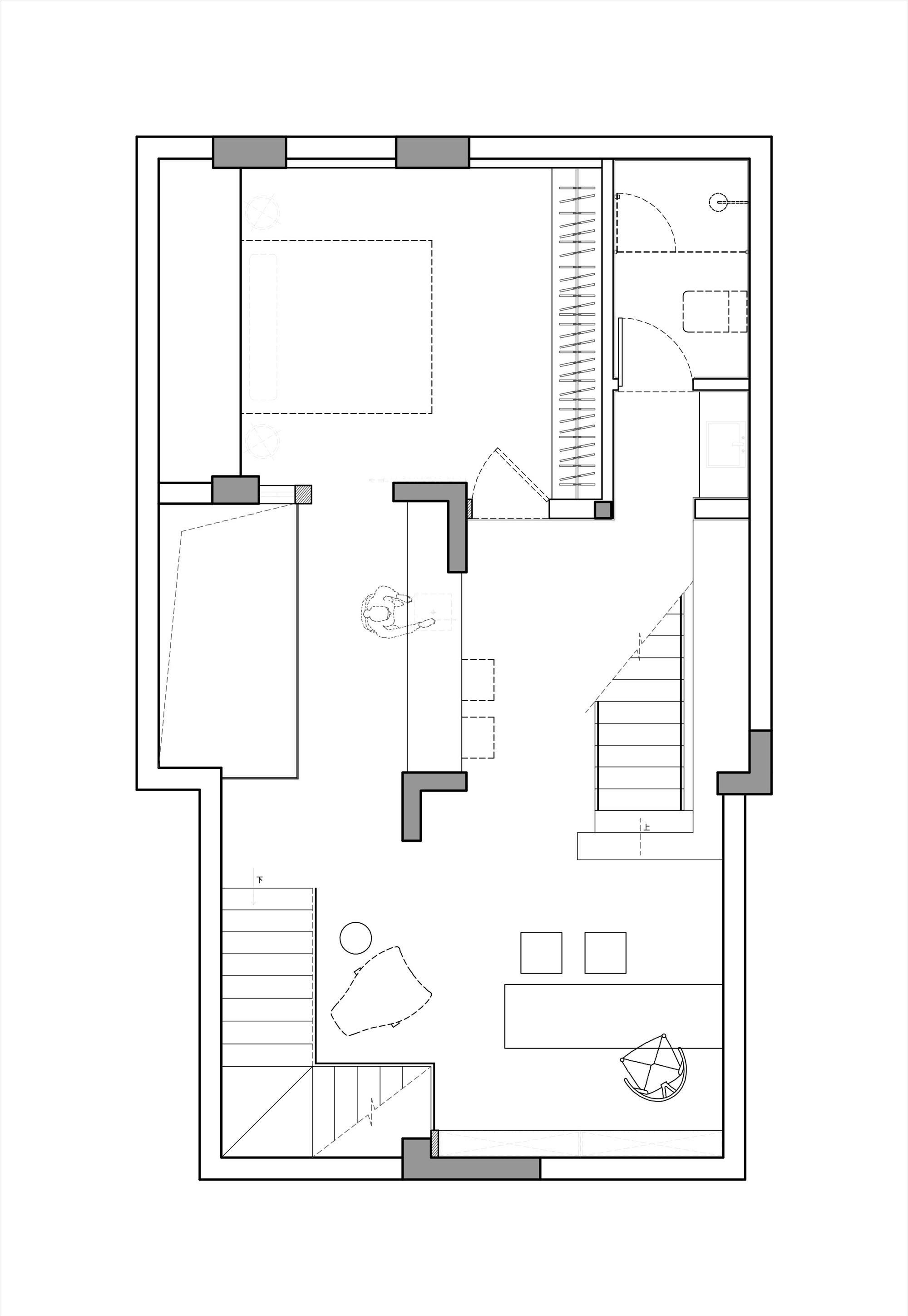 恒大半山悅府240㎡北歐之光復式 裝修案例效果圖-10