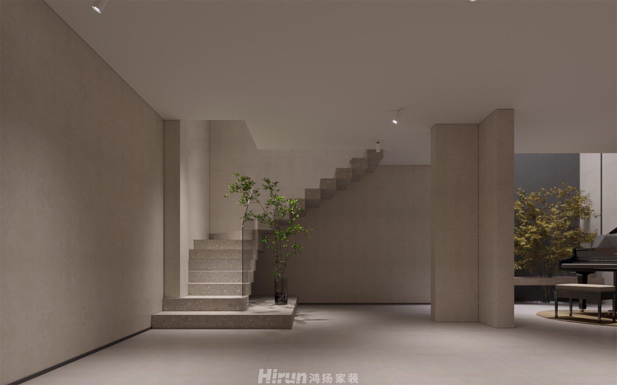 恒大半山悅府240㎡北歐之光復式 裝修案例效果圖-15