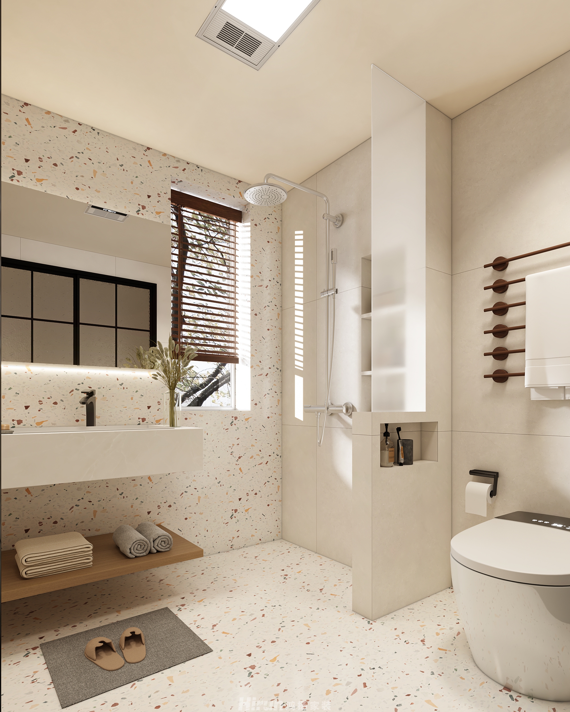 建發(fā)玖洲和璽140㎡復(fù)古風(fēng)潮四居室 裝修案例效果圖-15