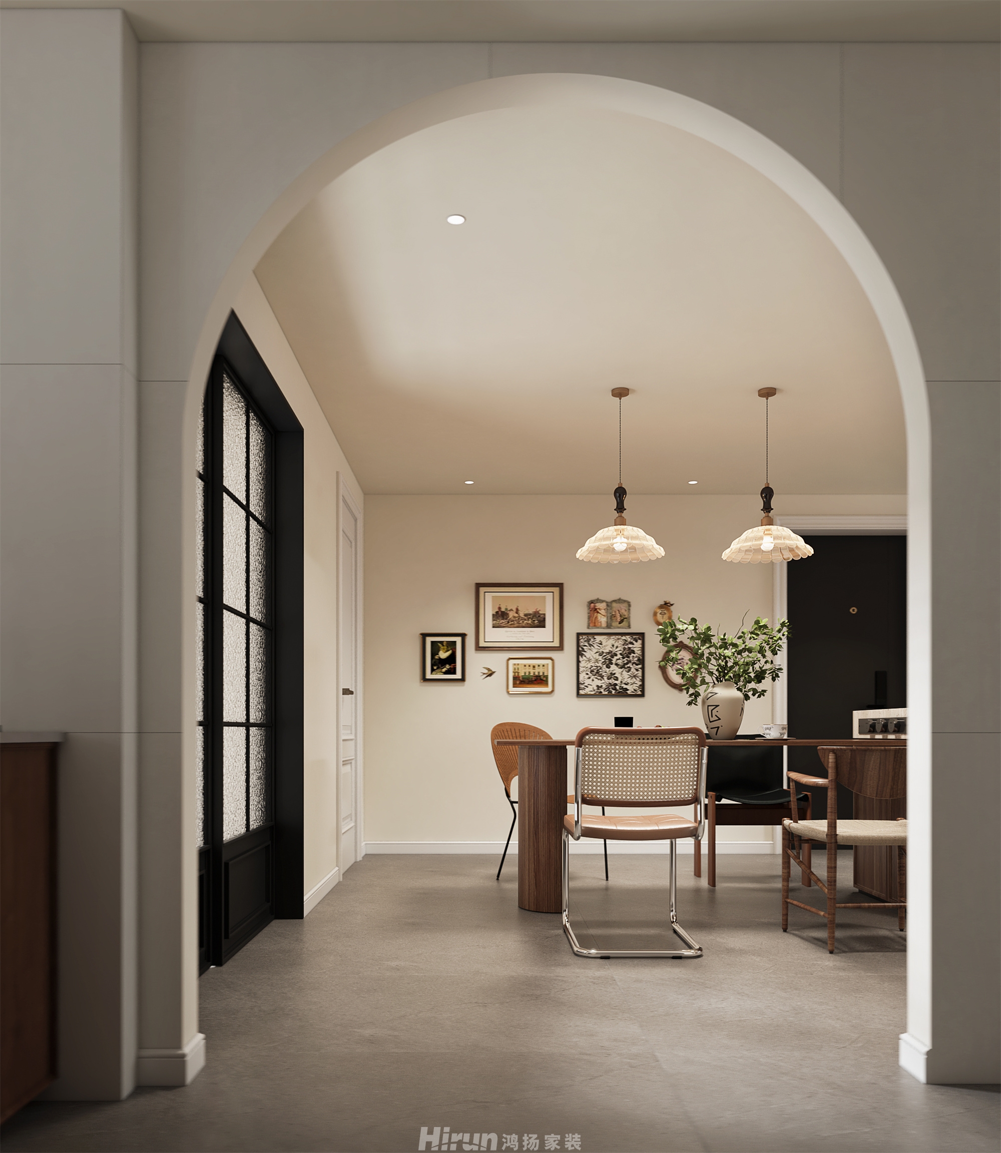 建發(fā)玖洲和璽140㎡復(fù)古風(fēng)潮四居室 裝修案例效果圖-16