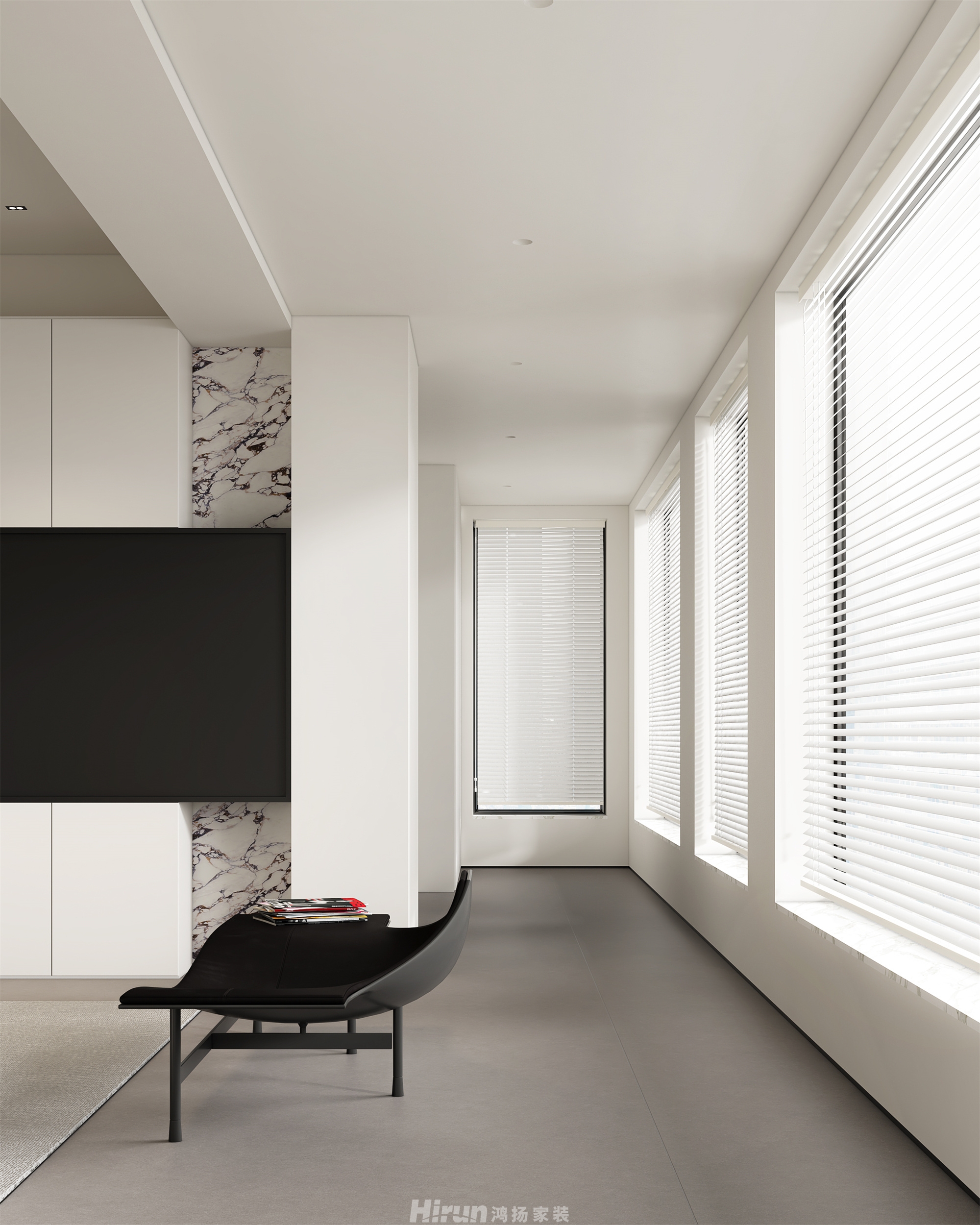 南山雍江匯120㎡雅致現代三居室 裝修案例效果圖-9