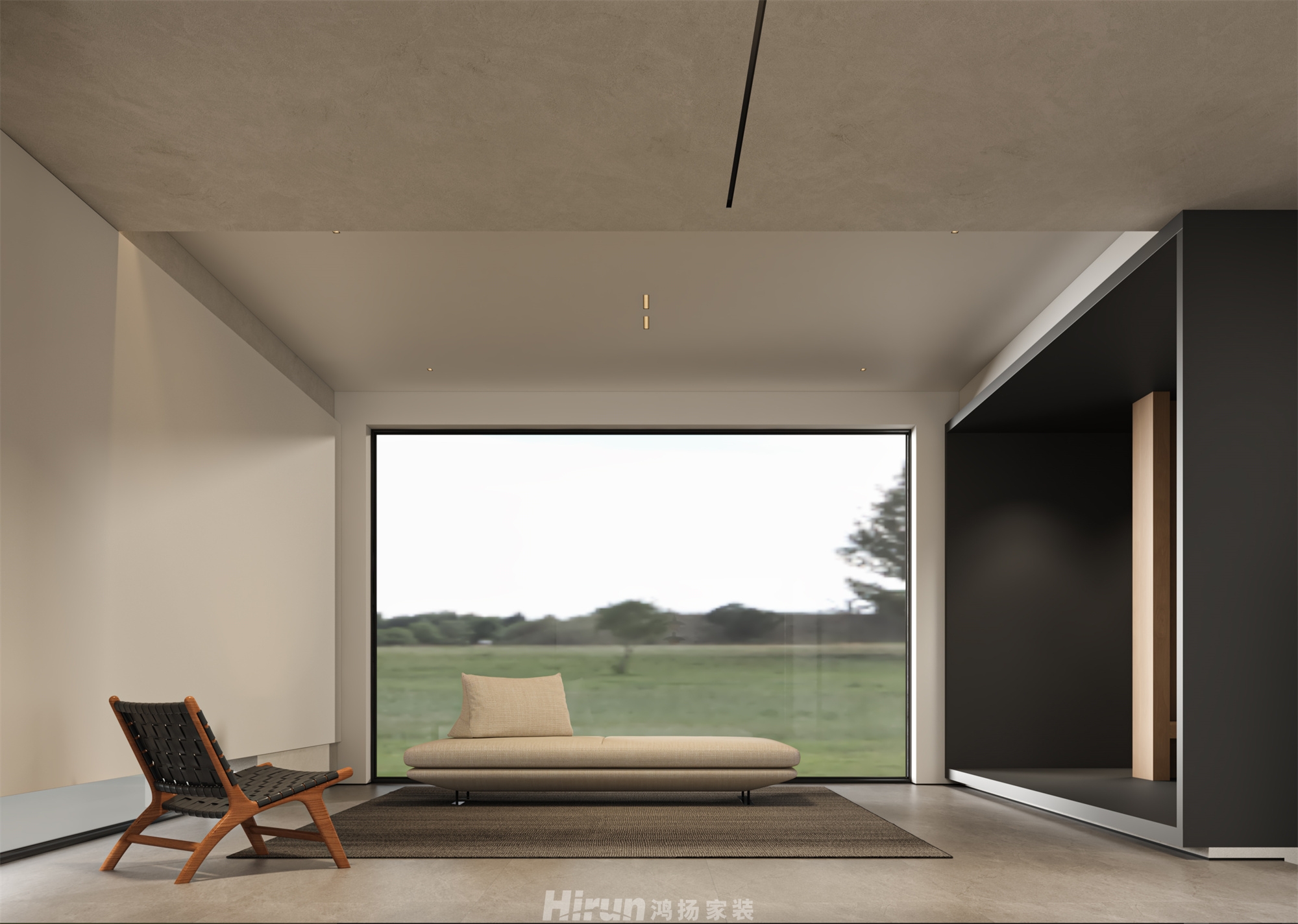 米地亞家園300㎡雅致現代別墅 裝修案例效果圖-12