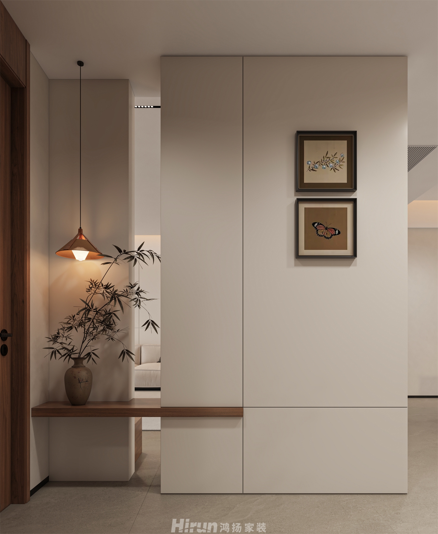 湘府和園213㎡復古風潮大平層 裝修案例效果圖-7