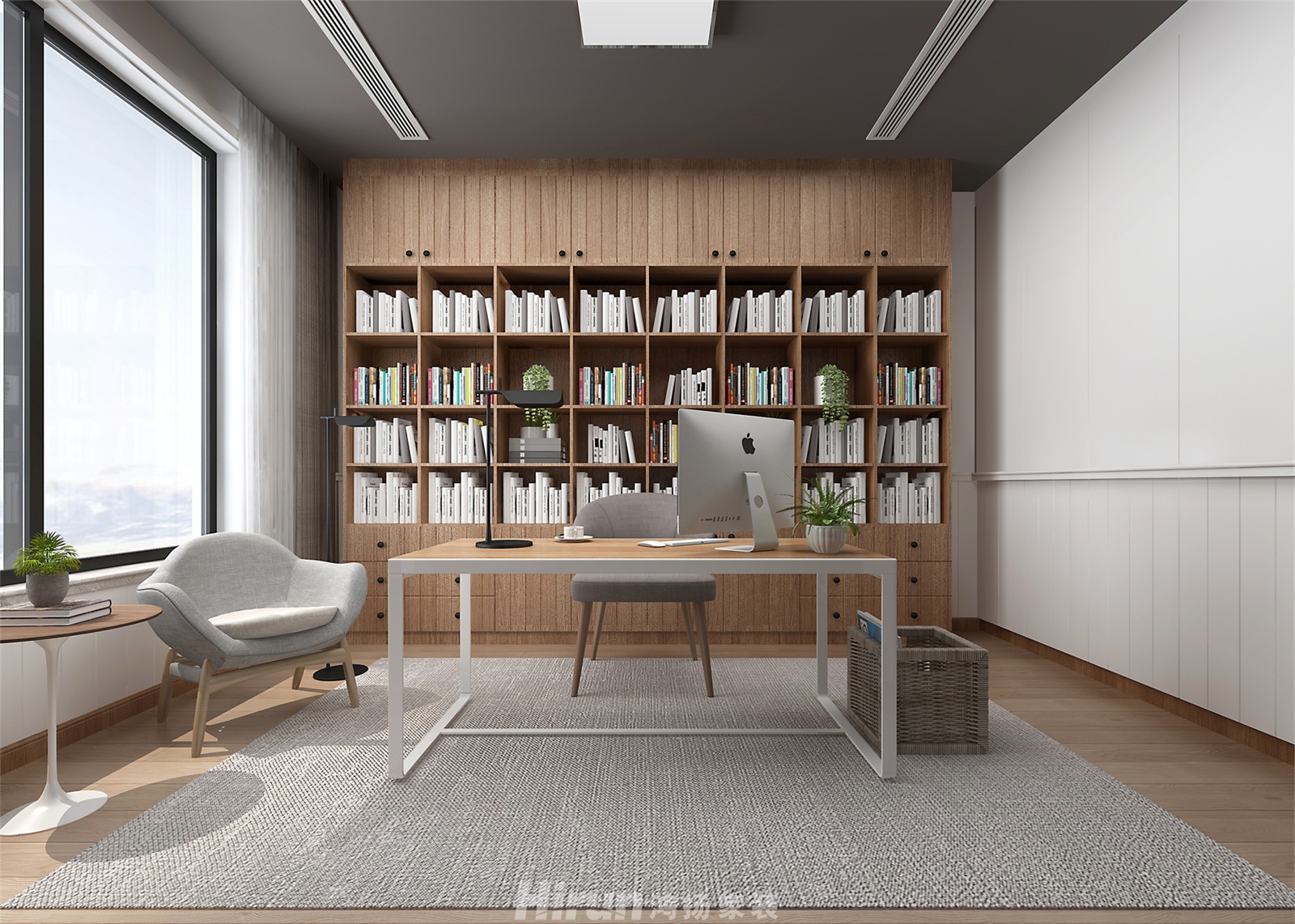 龍湖璟宸原著270㎡北歐之光別墅 裝修案例效果圖-8